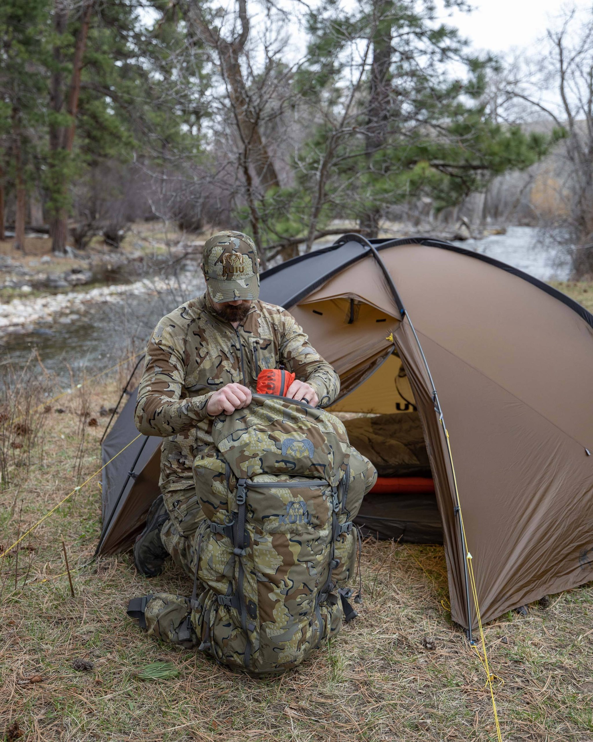 Mountain Star 3 Person Tent Set | Gunmetal-Camel - 图片 10