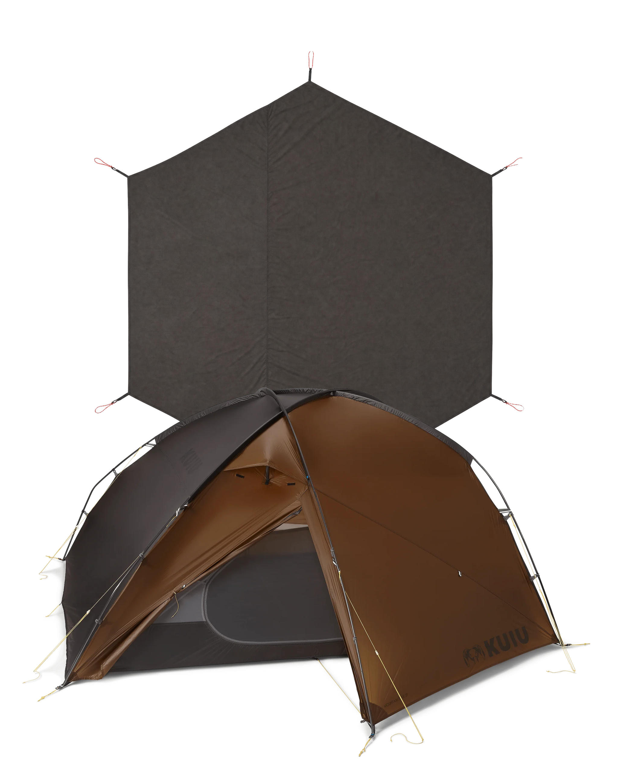 Mountain Star 3 Person Tent Set | Gunmetal-Camel
