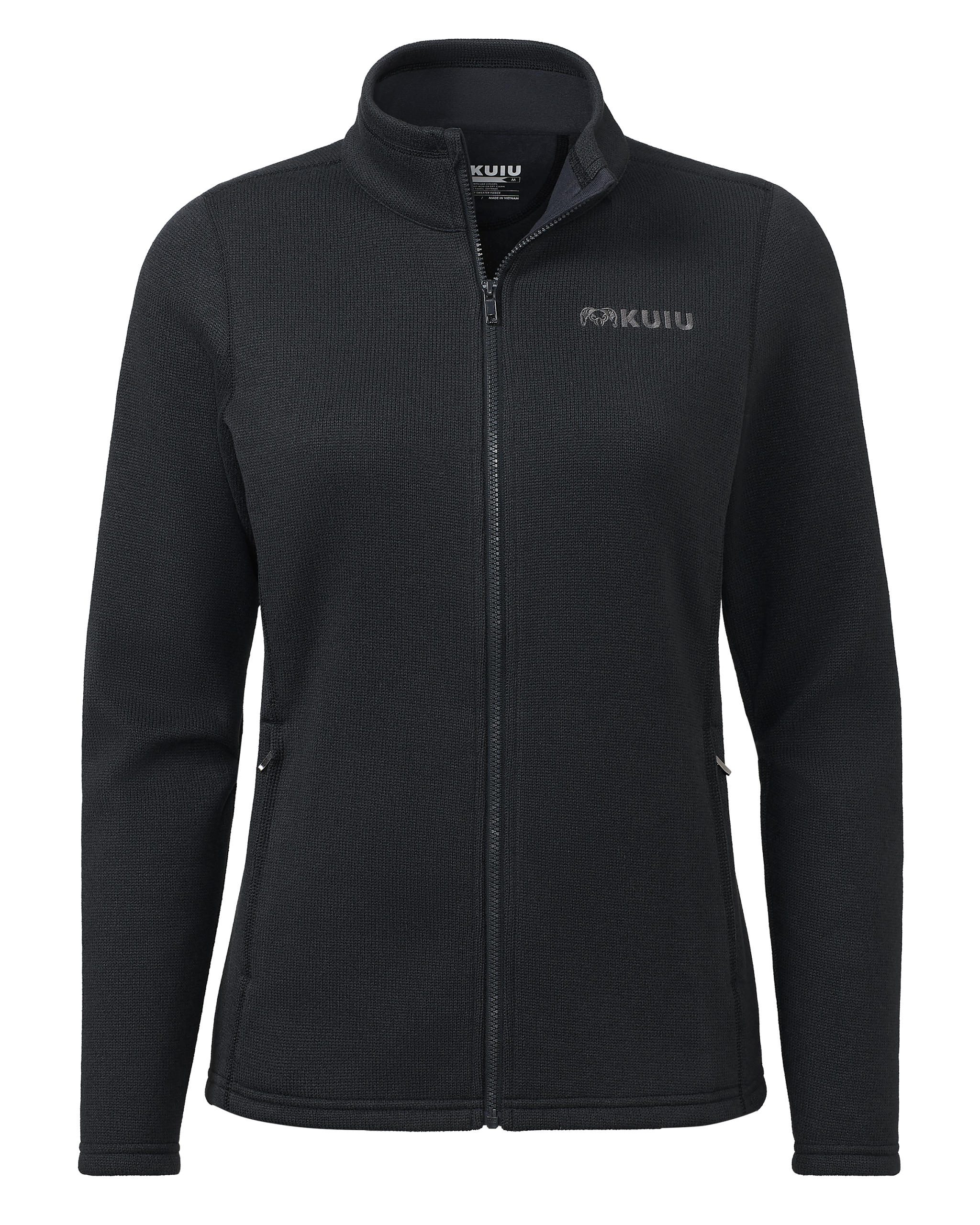Women's Base Camp Full Zip Sweater | Black