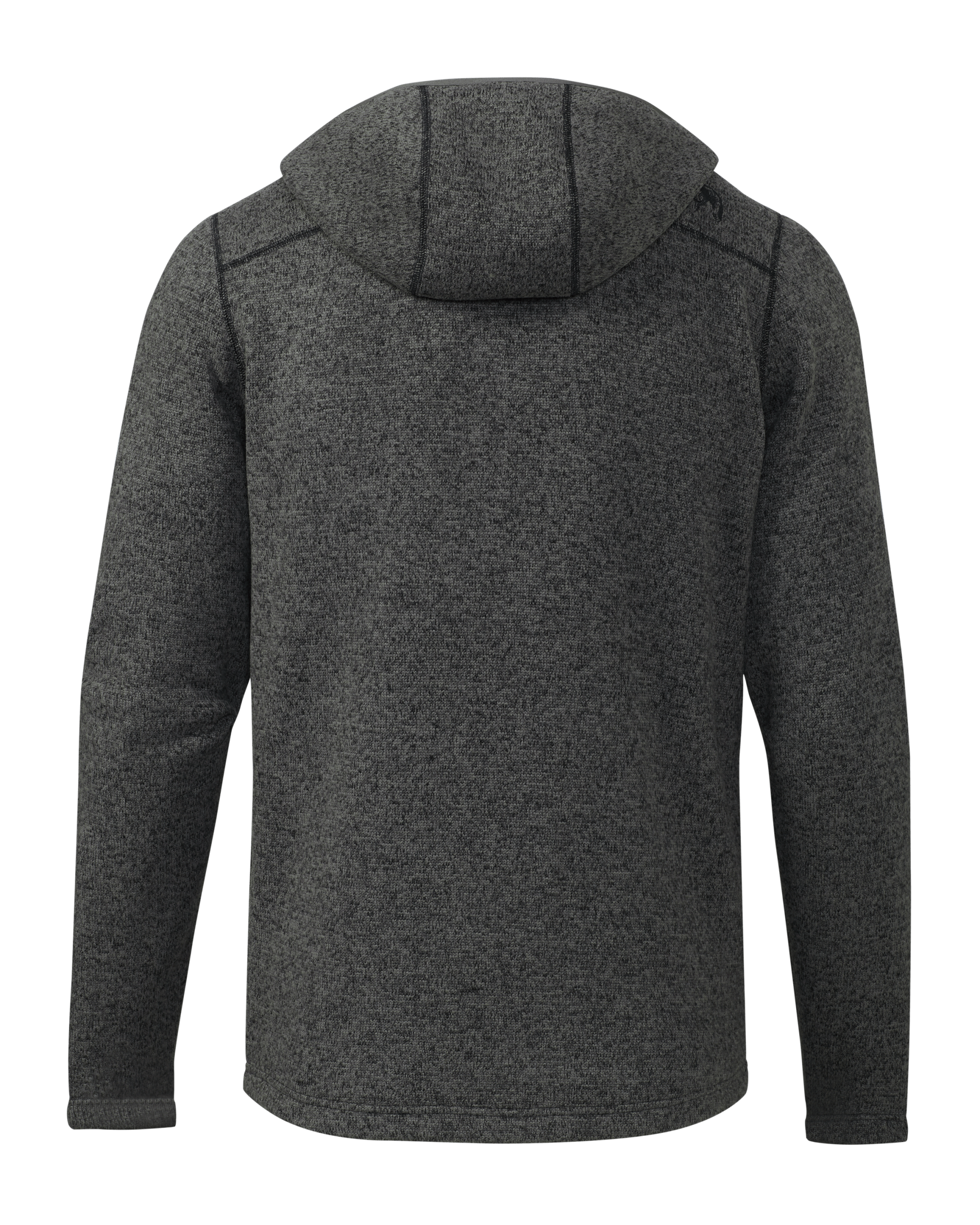 Base Camp Hooded Sweater | Charcoal Heather - 图片 2