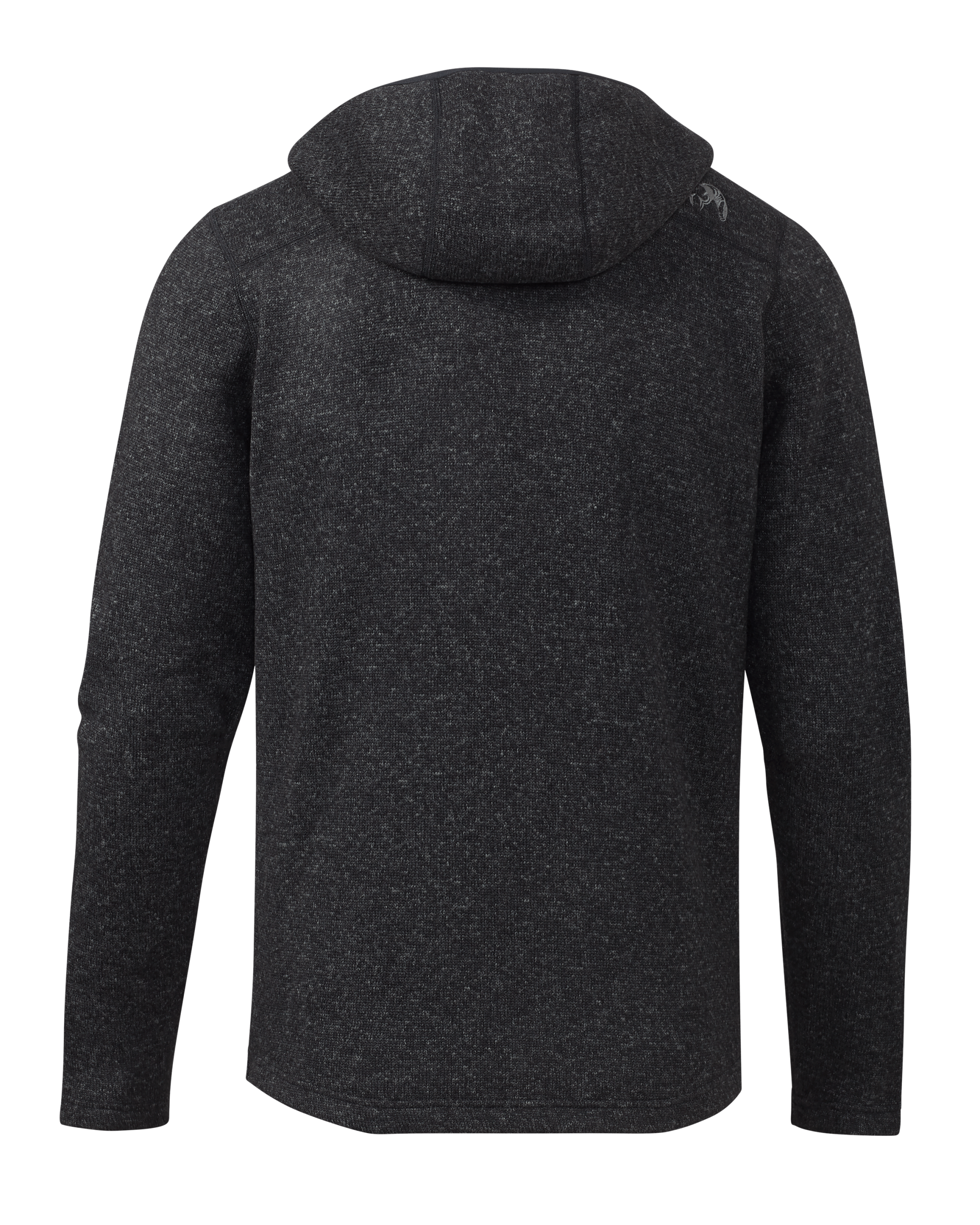 Base Camp Hooded Sweater | Heather Black - 图片 2