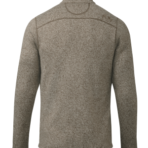 Alternative view of Base Camp Full Zip Sweater | Khaki Heather