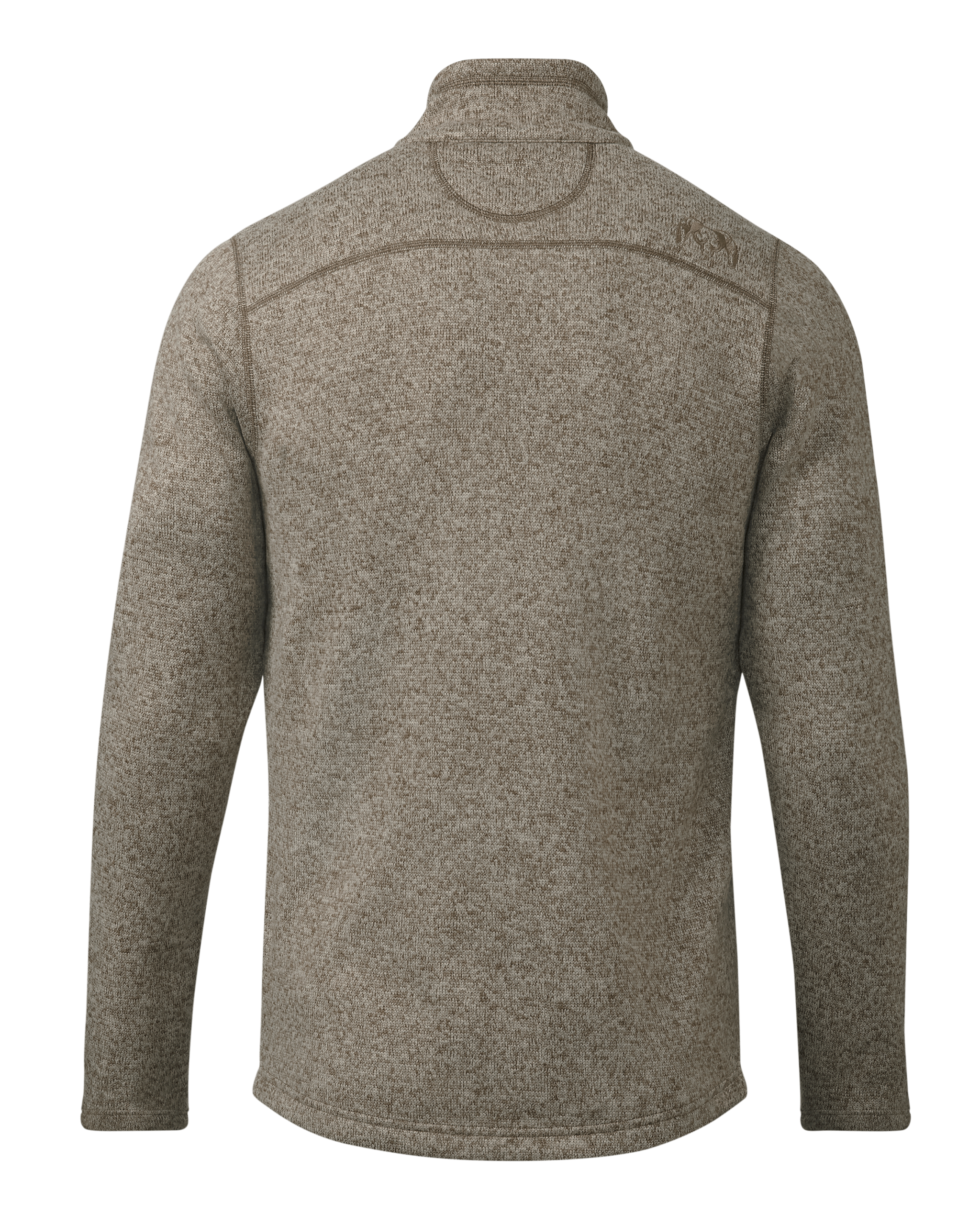 Base Camp Full Zip Sweater | Khaki Heather - 图片 2