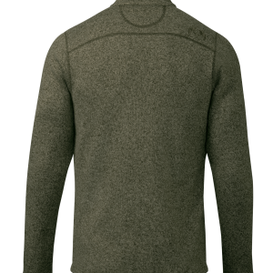 Alternative view of Base Camp Full Zip Sweater | Olive Heather