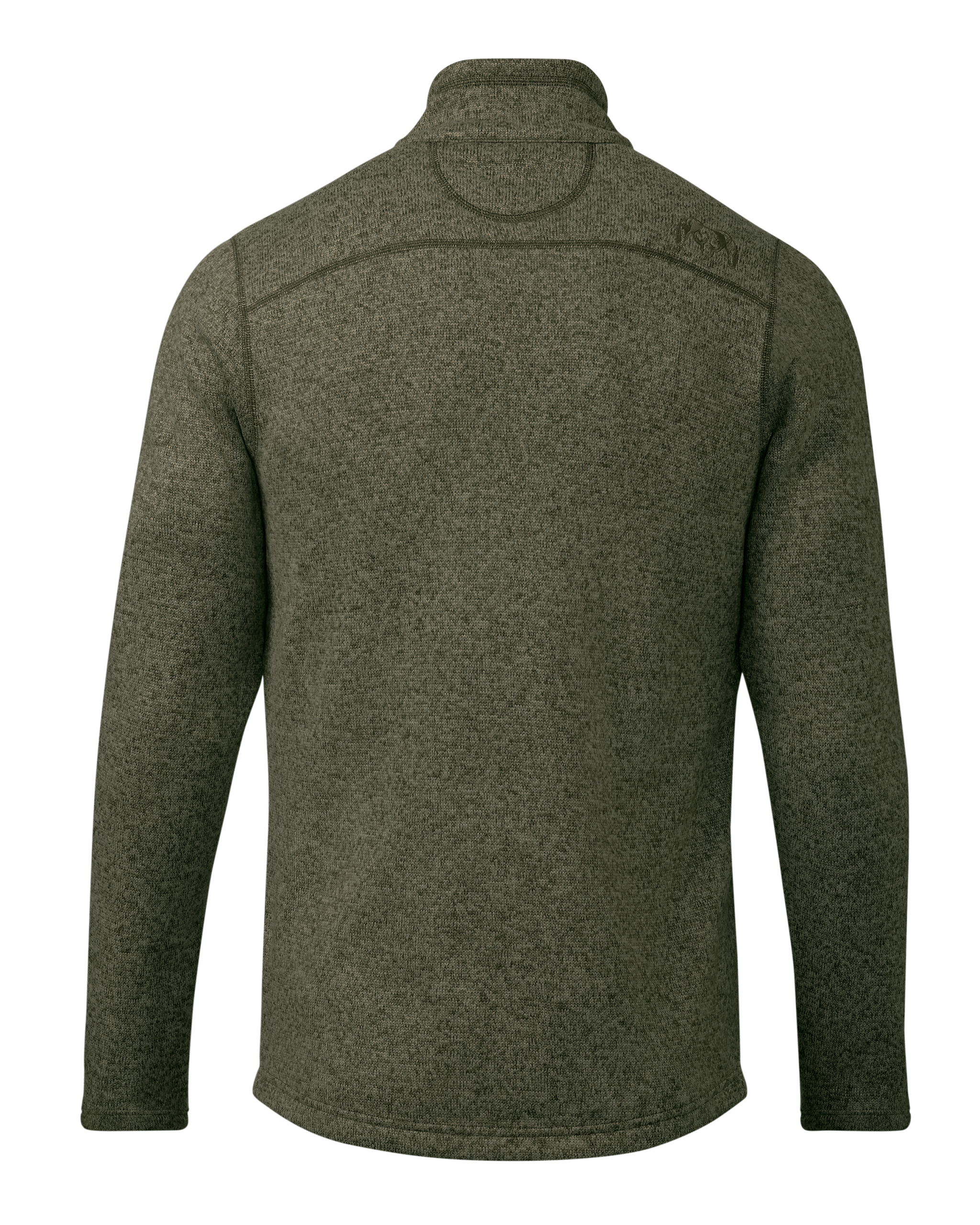 Base Camp Full Zip Sweater | Olive Heather - 图片 2
