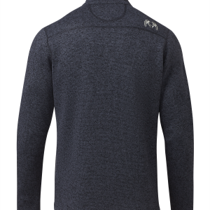Alternative view of Base Camp Full Zip Sweater | Steel Blue Heather