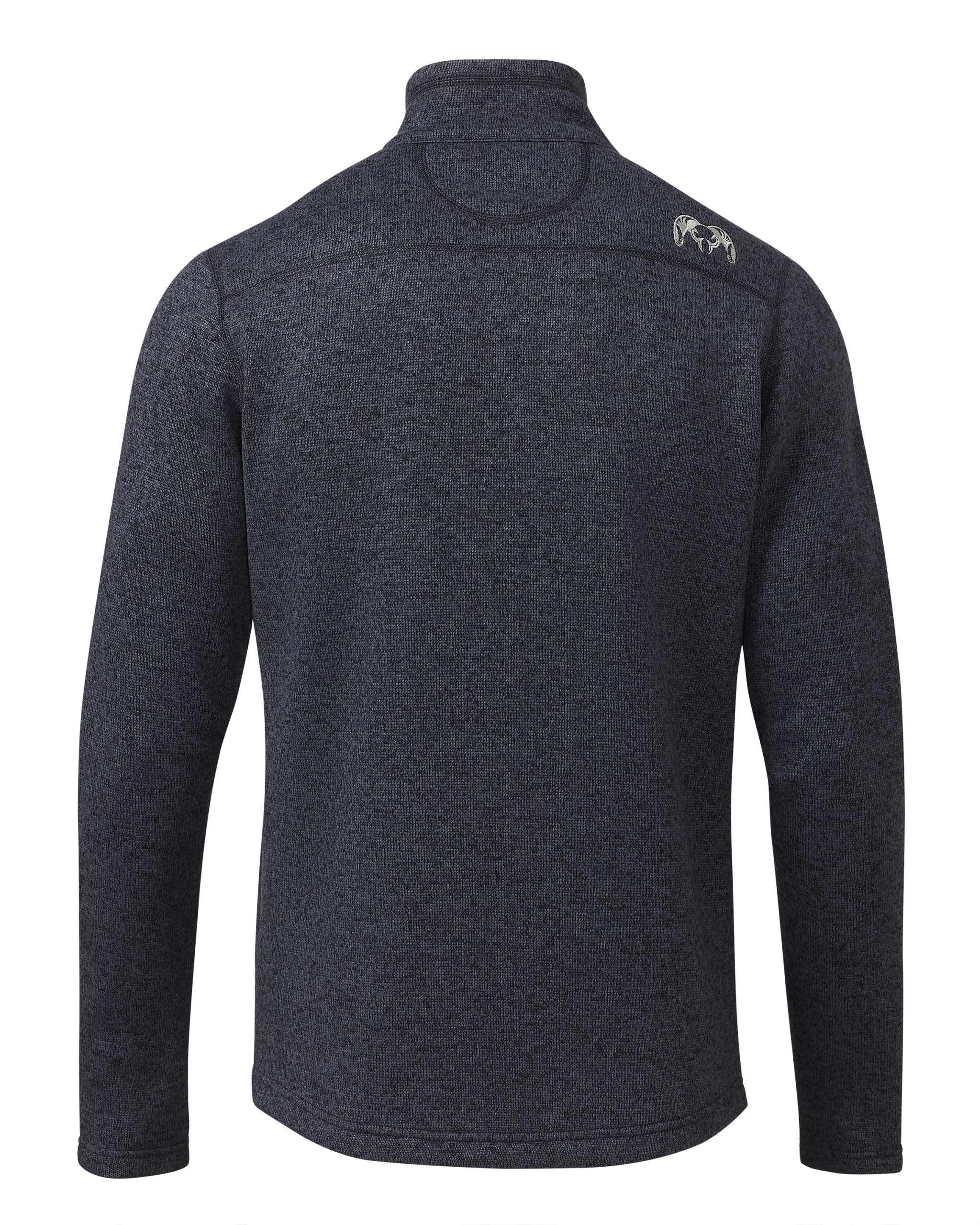 Base Camp Full Zip Sweater | Steel Blue Heather - 图片 2