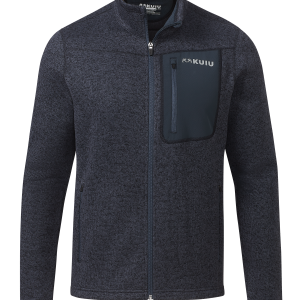 Base Camp Full Zip Sweater | Steel Blue Heather
