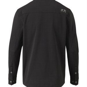 Alternative view of Blockfield Fleece Shirt Jacket | Black