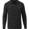 Blockfield Fleece Shirt Jacket | Black