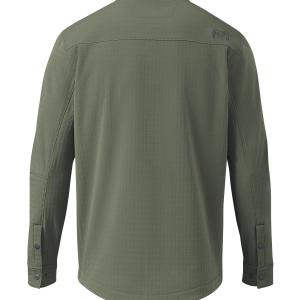Alternative view of Blockfield Fleece Shirt Jacket | Dark Sage
