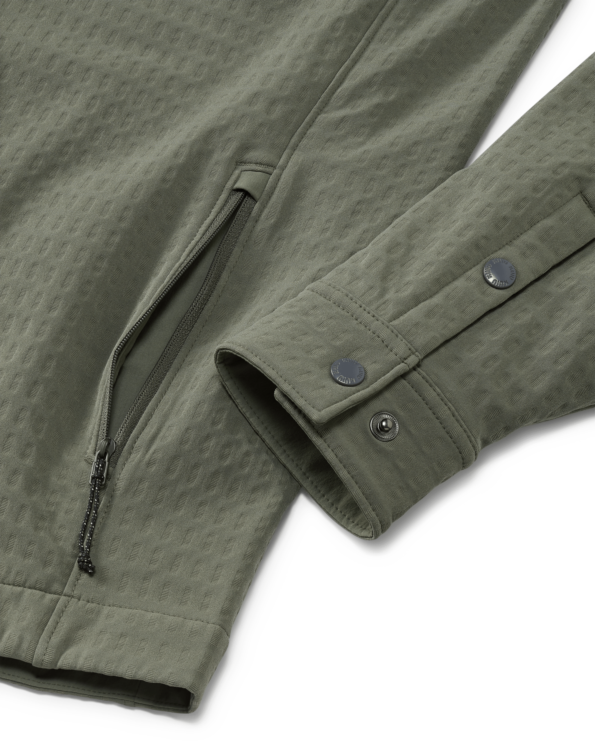 Blockfield Fleece Shirt Jacket | Dark Sage - 图片 5