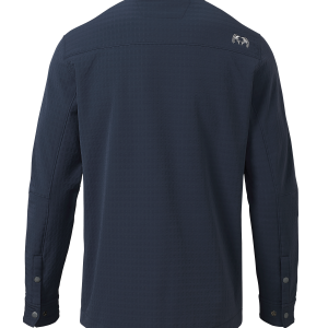 Alternative view of Blockfield Fleece Shirt Jacket | Steel Blue