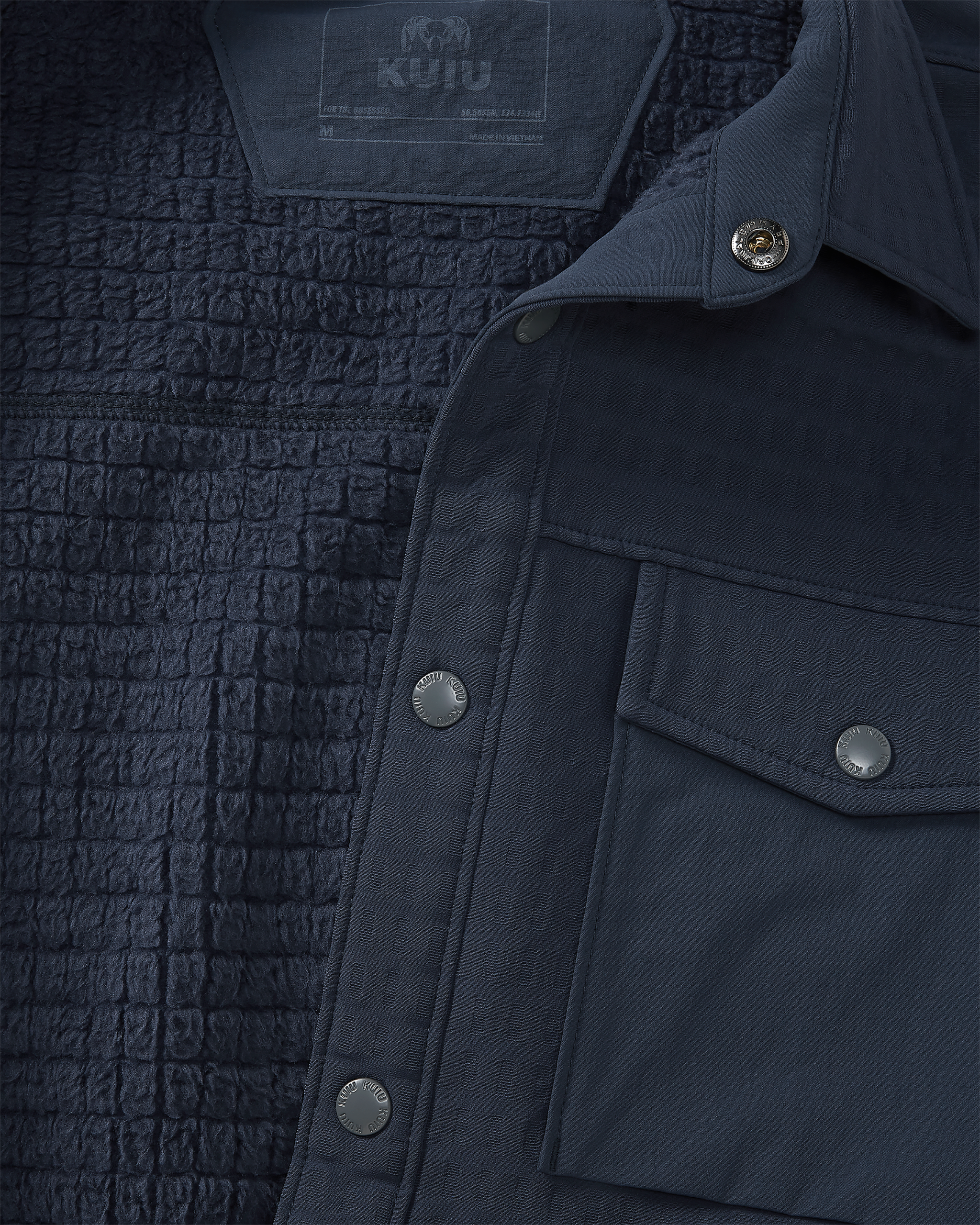 Blockfield Fleece Shirt Jacket | Steel Blue - 图片 3