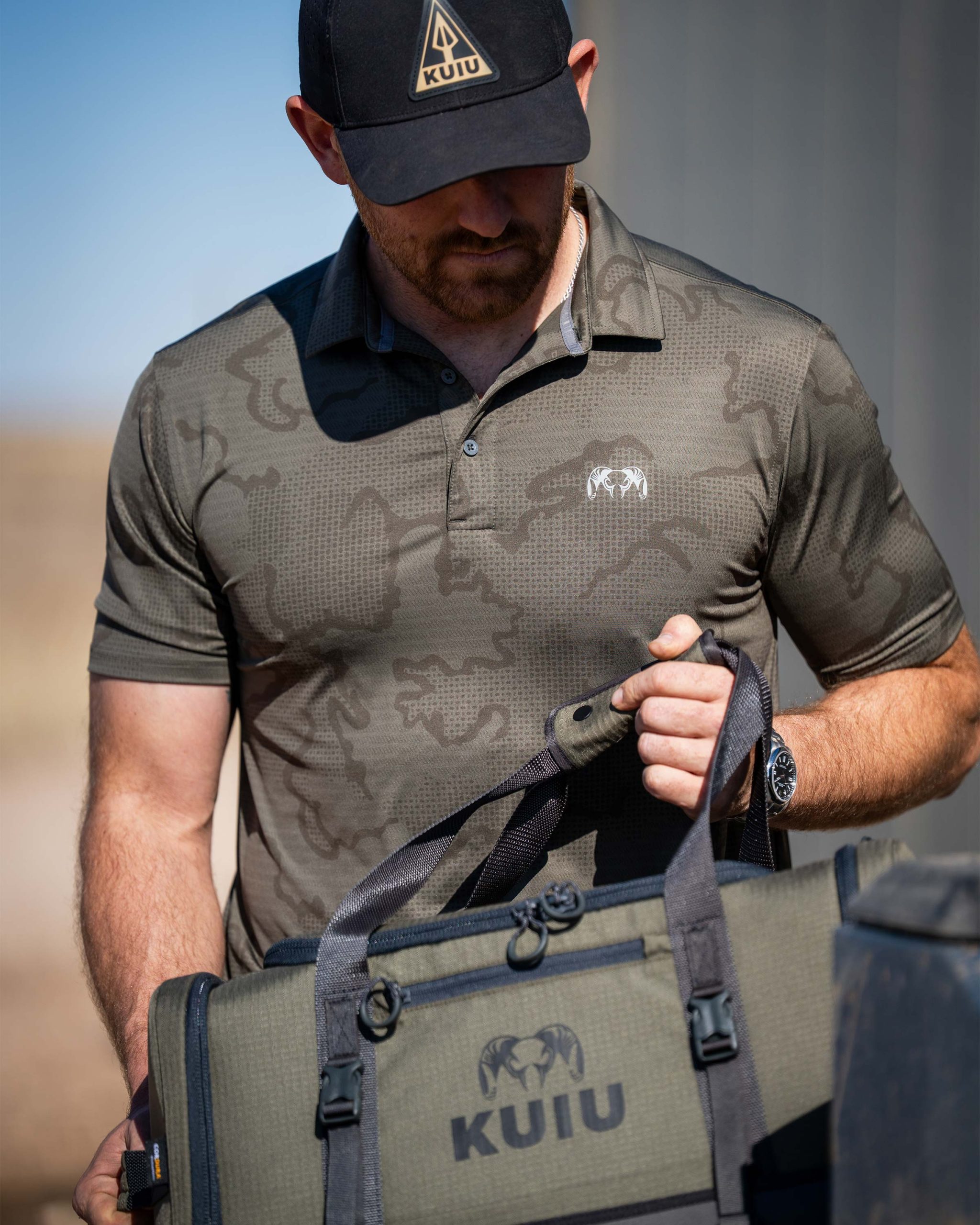 KUIU Performance Polo | Ash Tonal - 图片 3