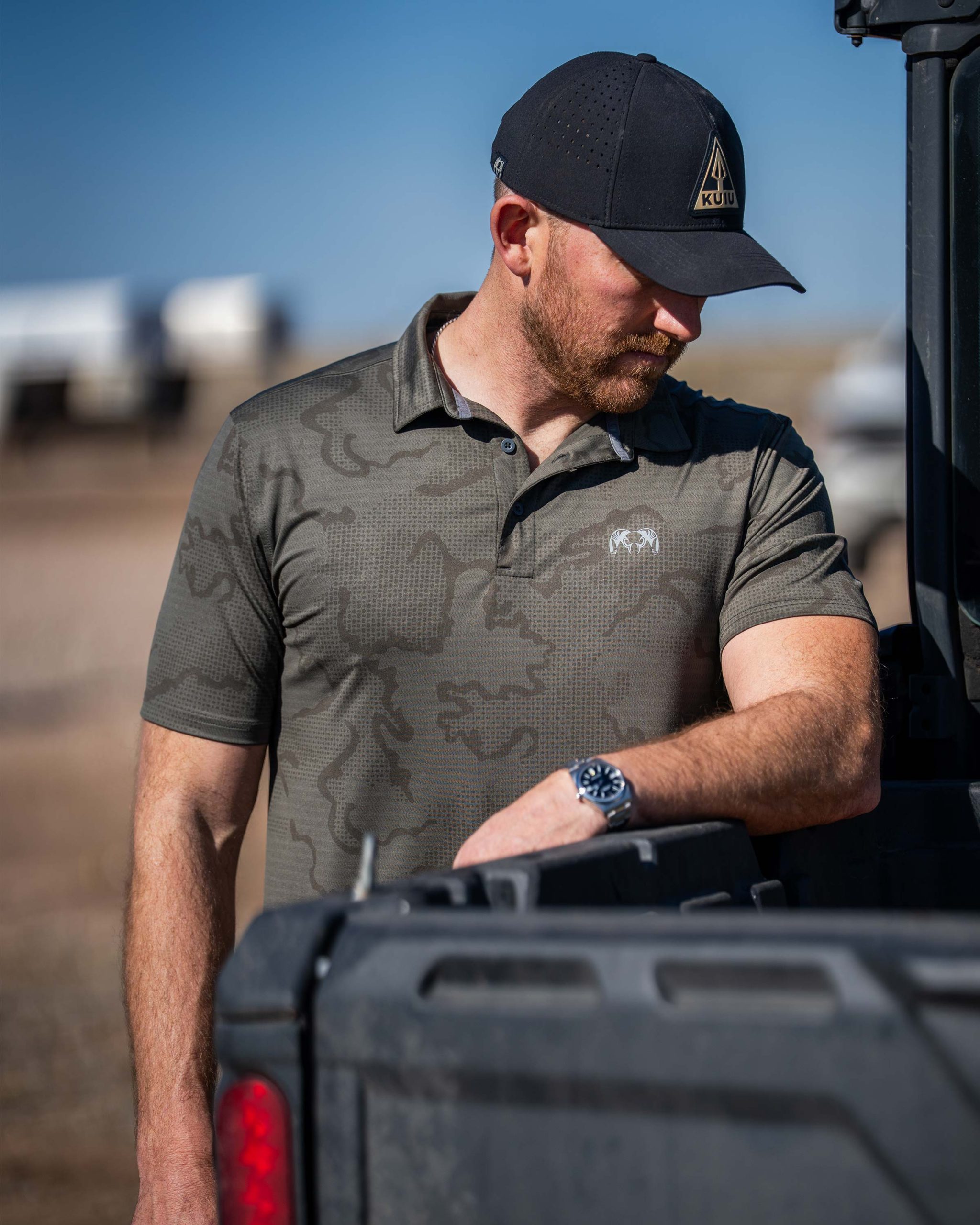 KUIU Performance Polo | Ash Tonal - 图片 5