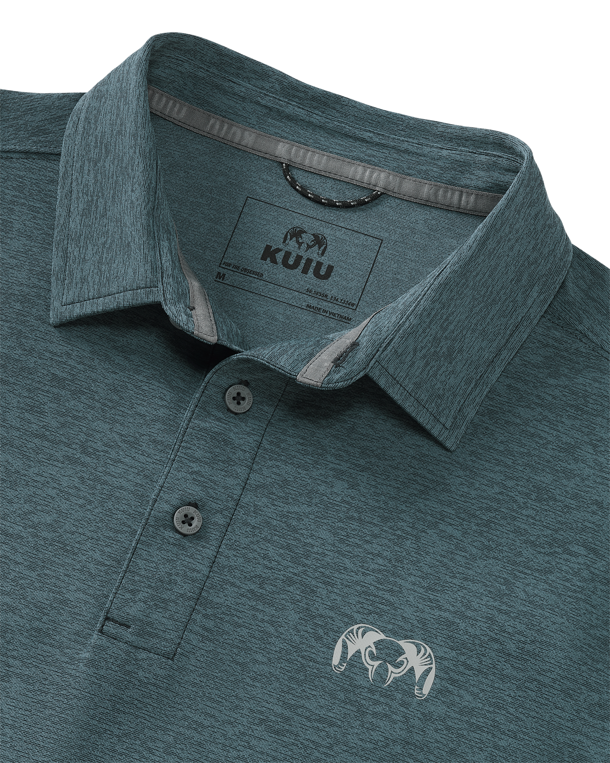 KUIU Performance Polo | Heather Slate - 图片 2