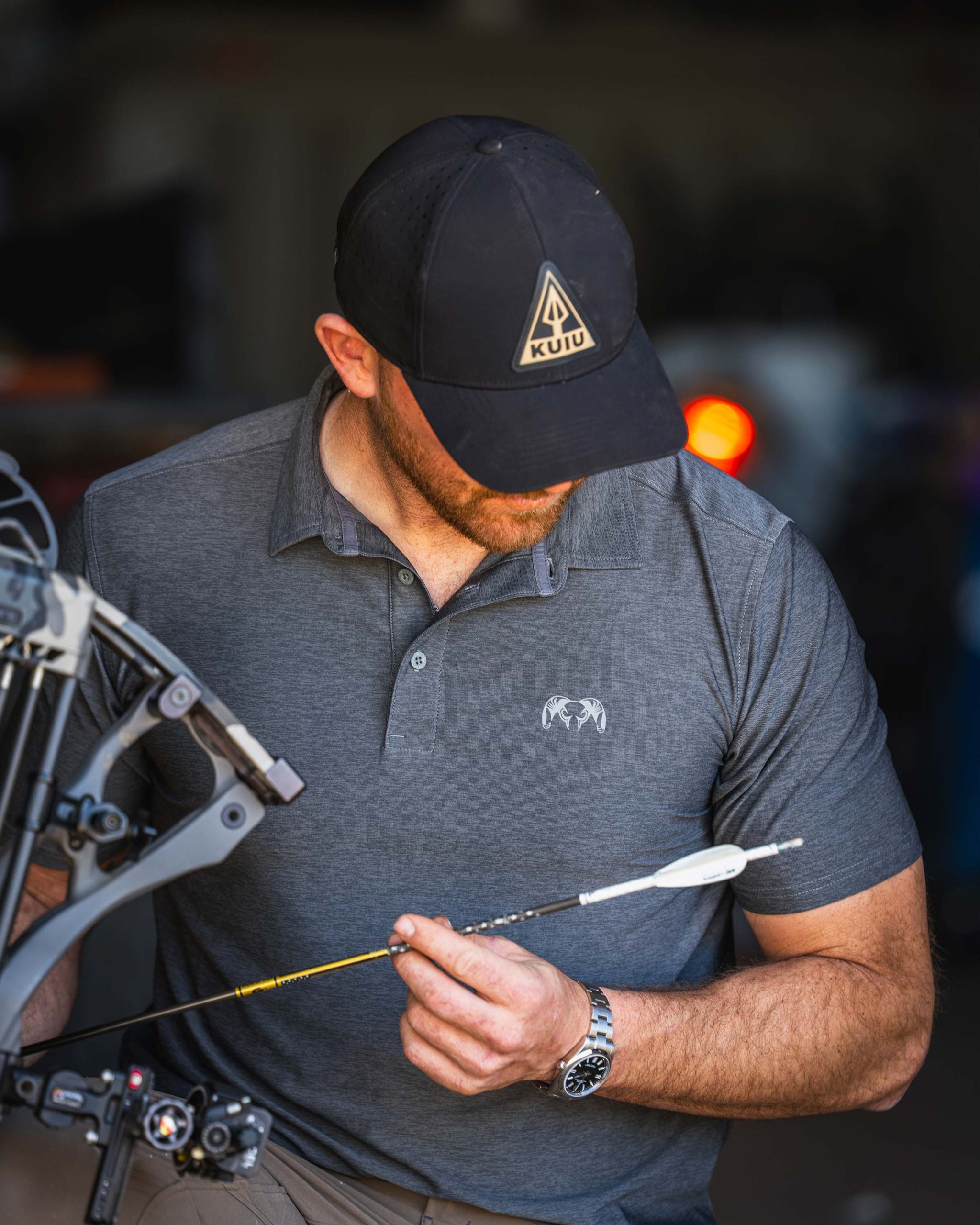 KUIU Performance Polo | Heather Slate - 图片 5