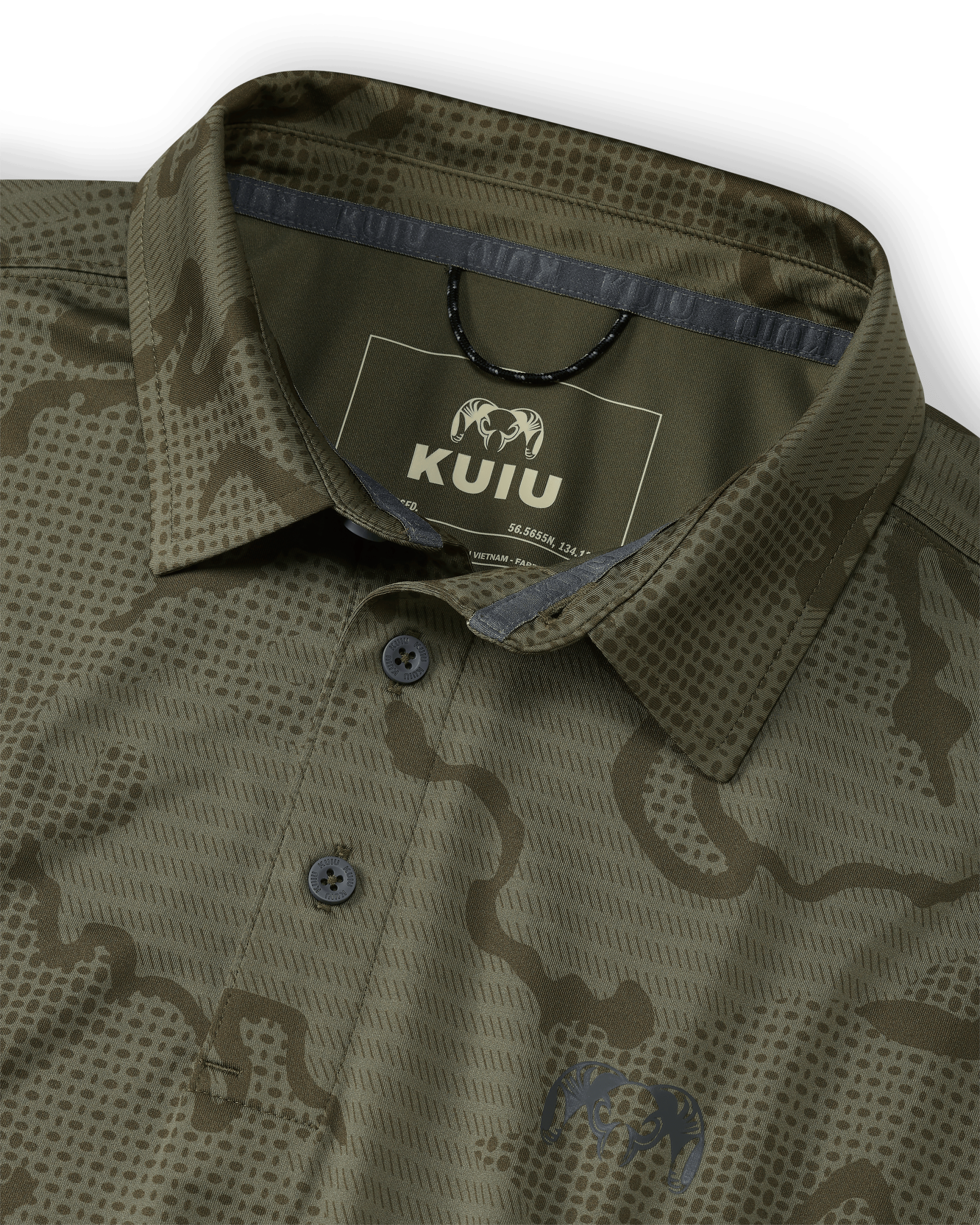 KUIU Performance Polo | Dark Sage Tonal - 图片 2