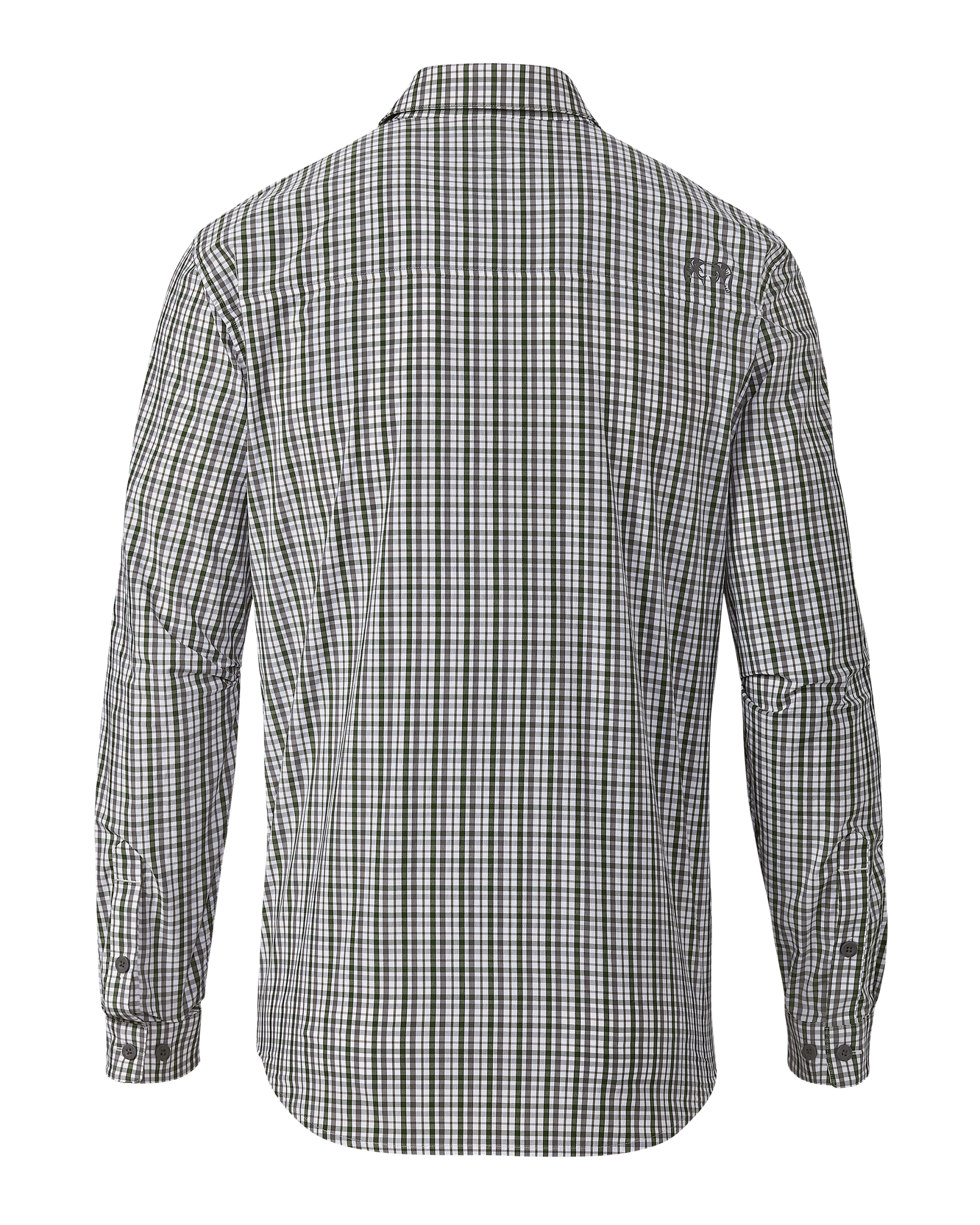 Borrego LS Shirt | Mini Cross Check Verde Plaid - 图片 2