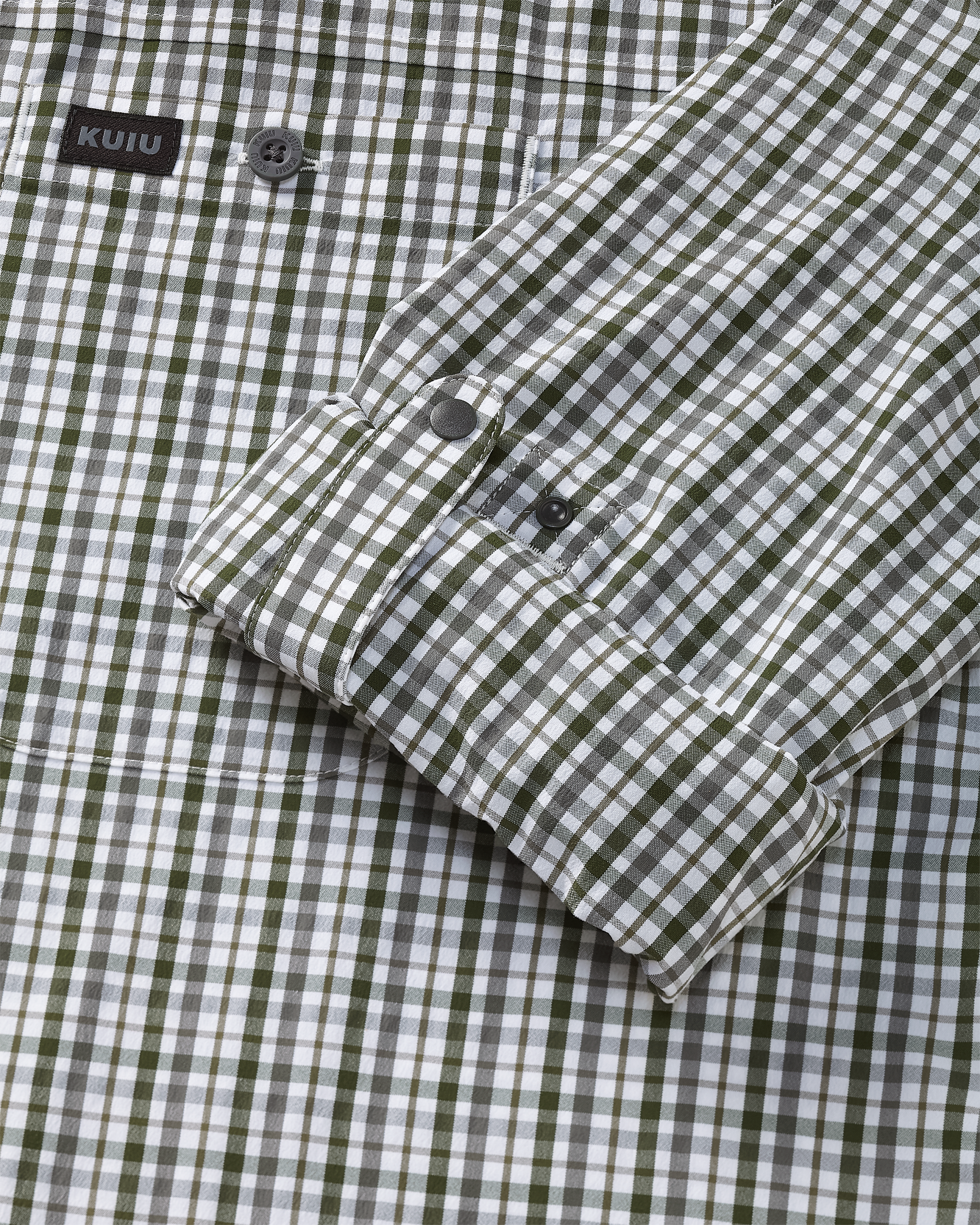 Borrego LS Shirt | Mini Cross Check Verde Plaid - 图片 3