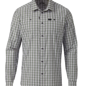 Borrego LS Shirt | Mini Cross Check Verde Plaid