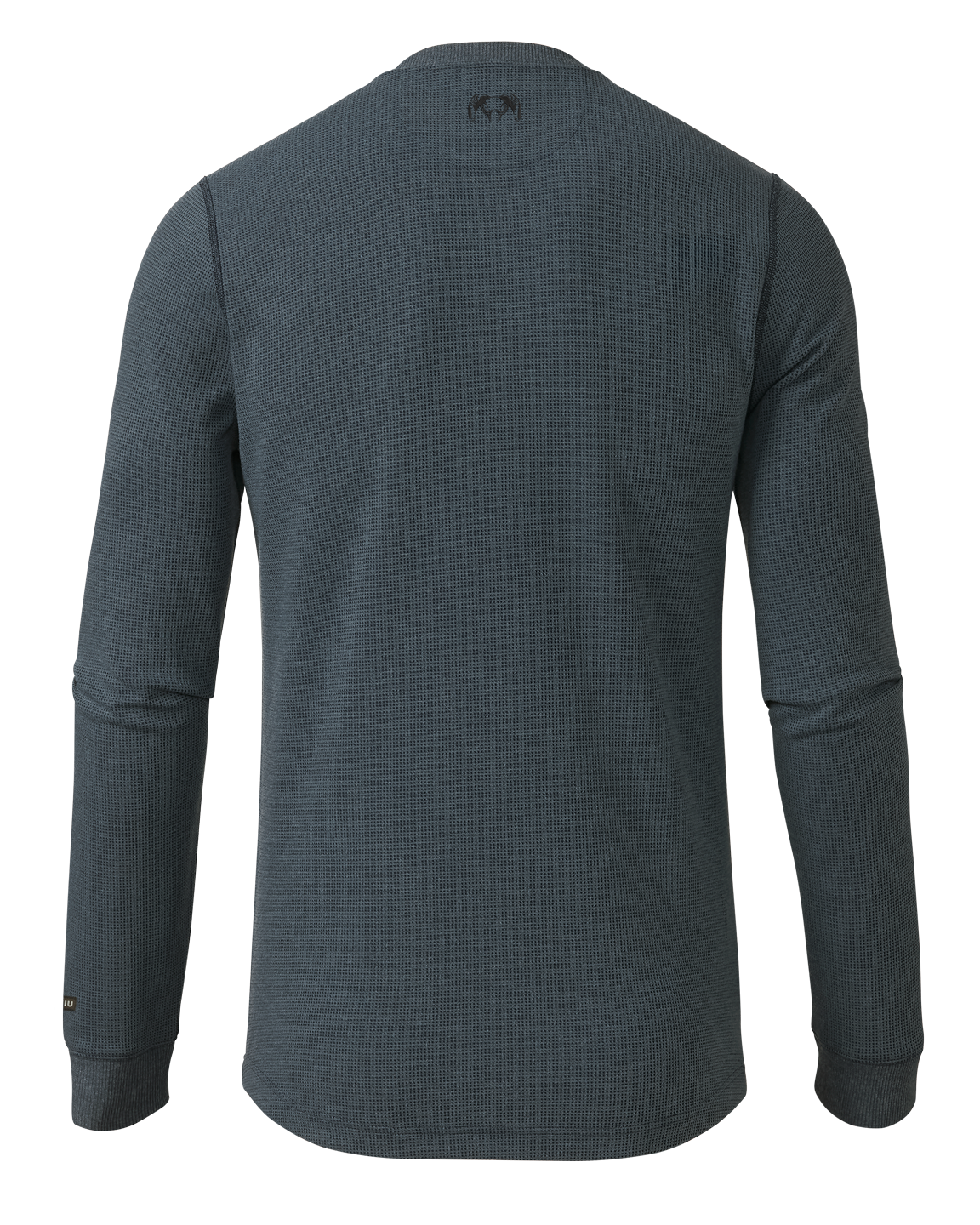 Canyon Waffle Henley | Steel Blue Heather - 图片 2