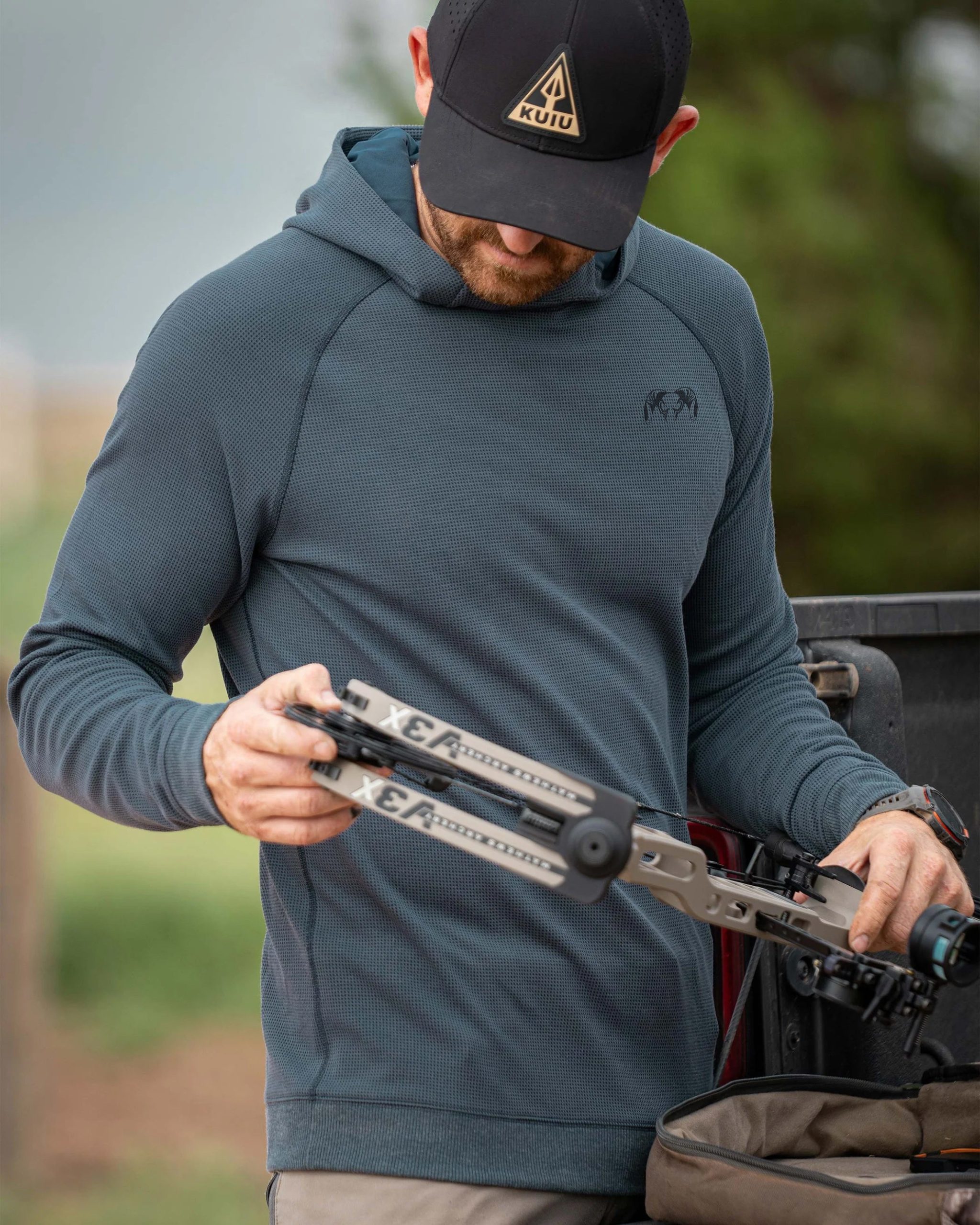 Canyon Waffle Hoodie | Army Heather - 图片 5