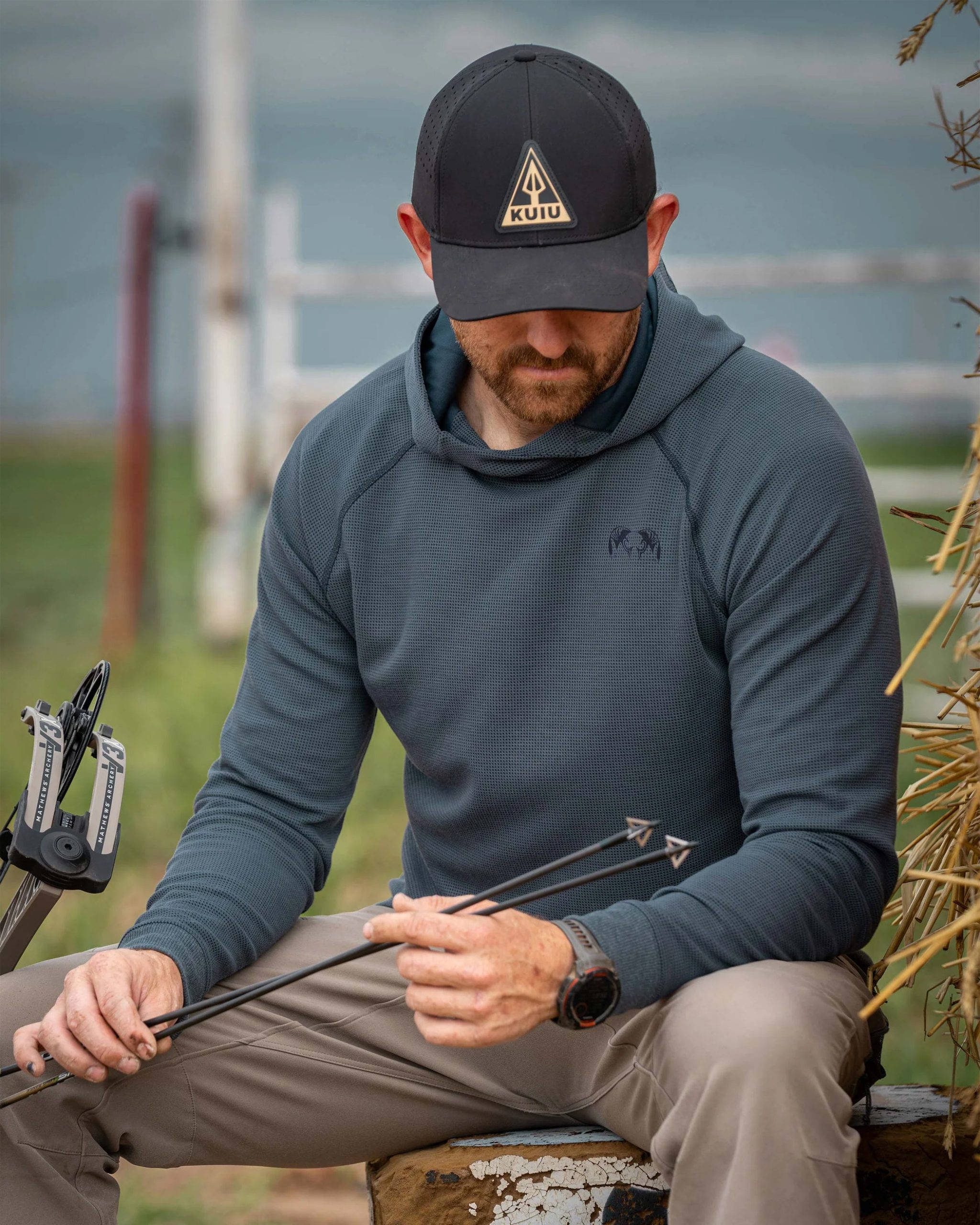 Canyon Waffle Hoodie | Army Heather - 图片 6