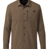 Motive Flannel Lined Shirt Jacket | Major Brown