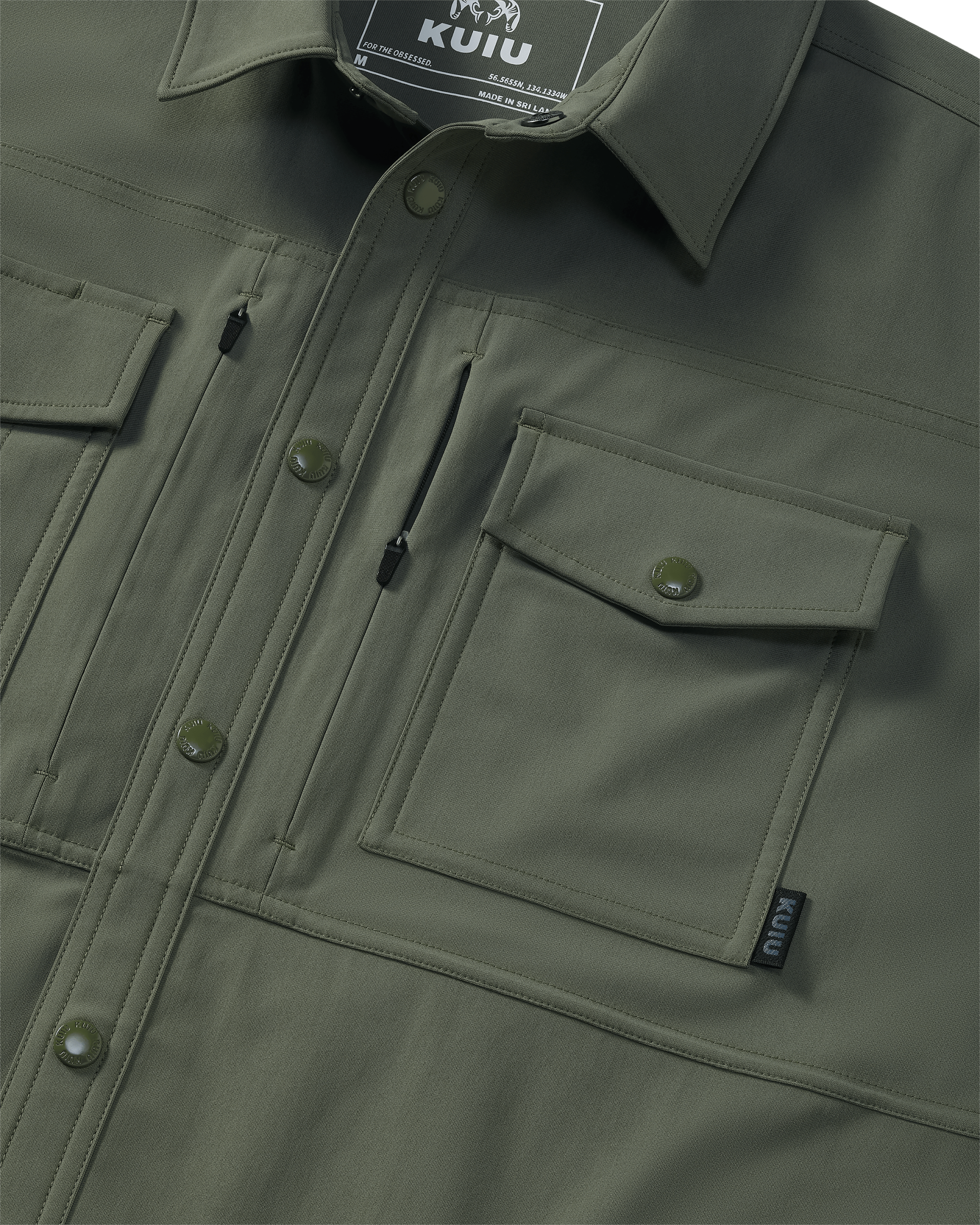 Outlet Tour Shirt Jacket | Dark Sage - 图片 4