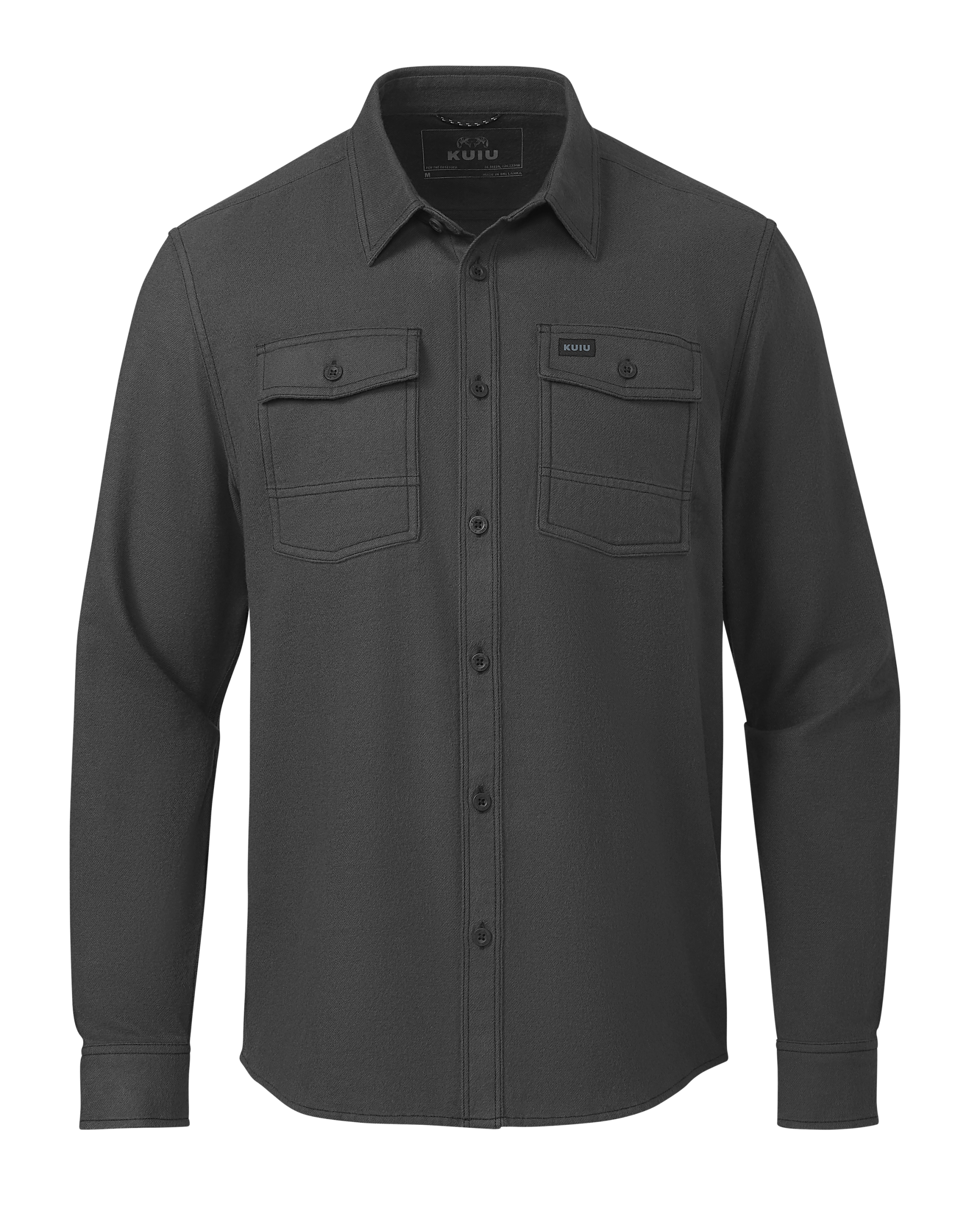 Field Flannel Shirt | Asphalt
