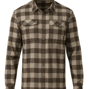 Outlet Field Flannel Shirt | Brown Buffalo Check