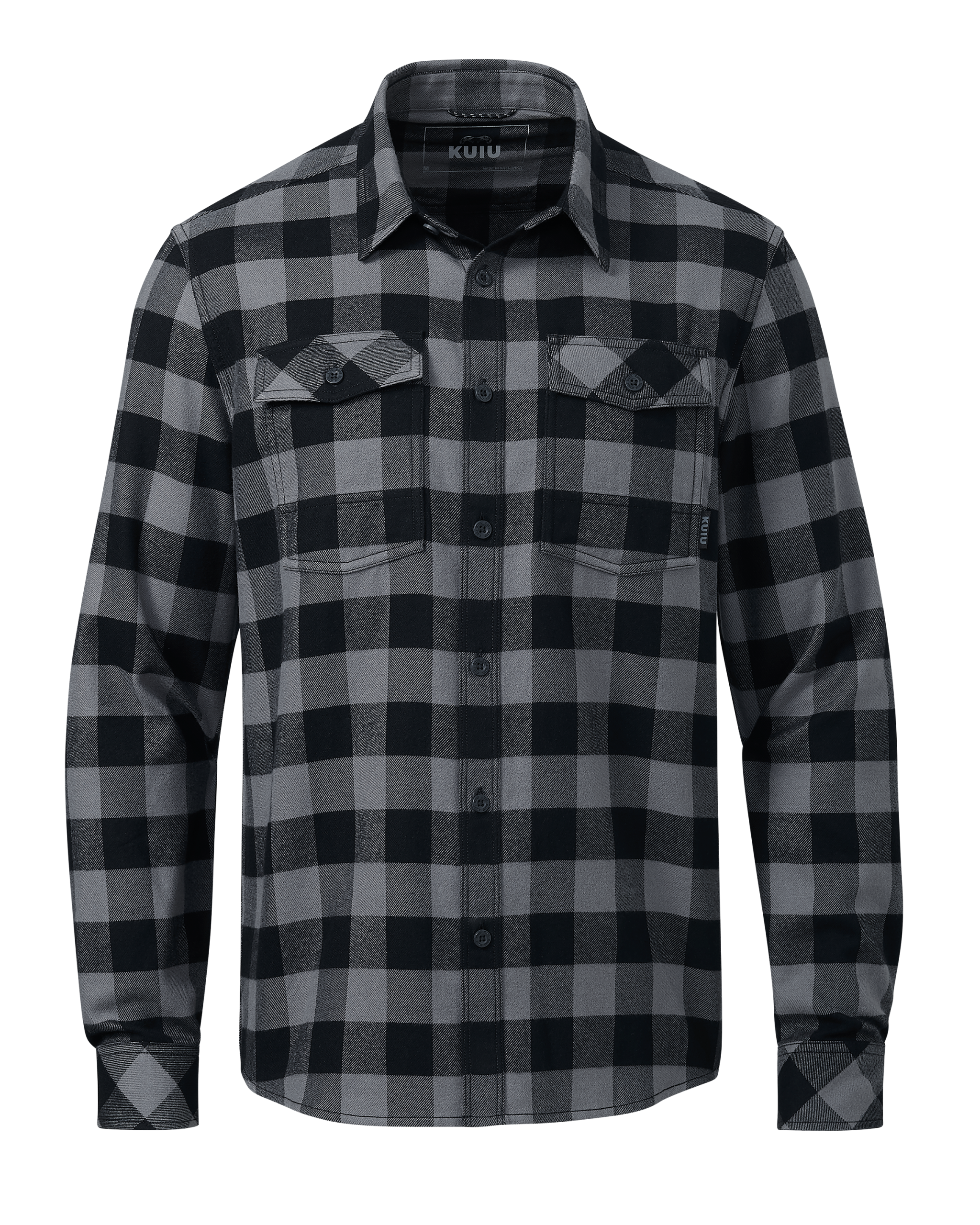 Outlet Field Flannel Shirt | Gunmetal Buffalo Check