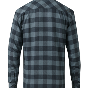 Alternative view of Outlet Field Flannel Shirt | Slate Buffalo Check