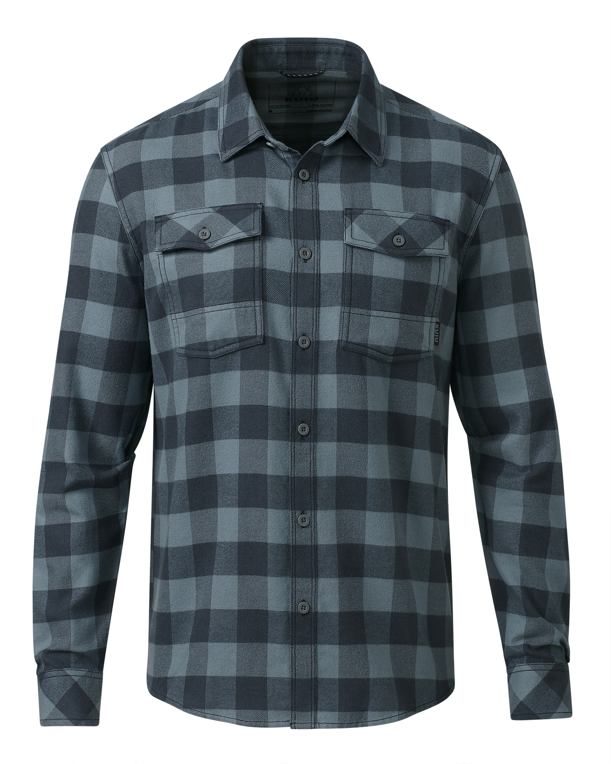 Outlet Field Flannel Shirt | Slate Buffalo Check