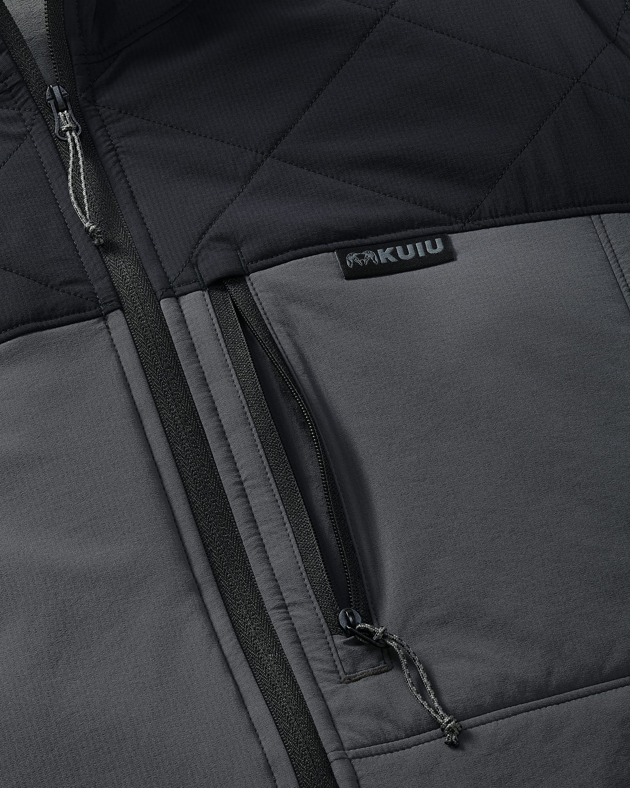 Transit Packable Hooded Jacket | Black/Gunmetal - 图片 4