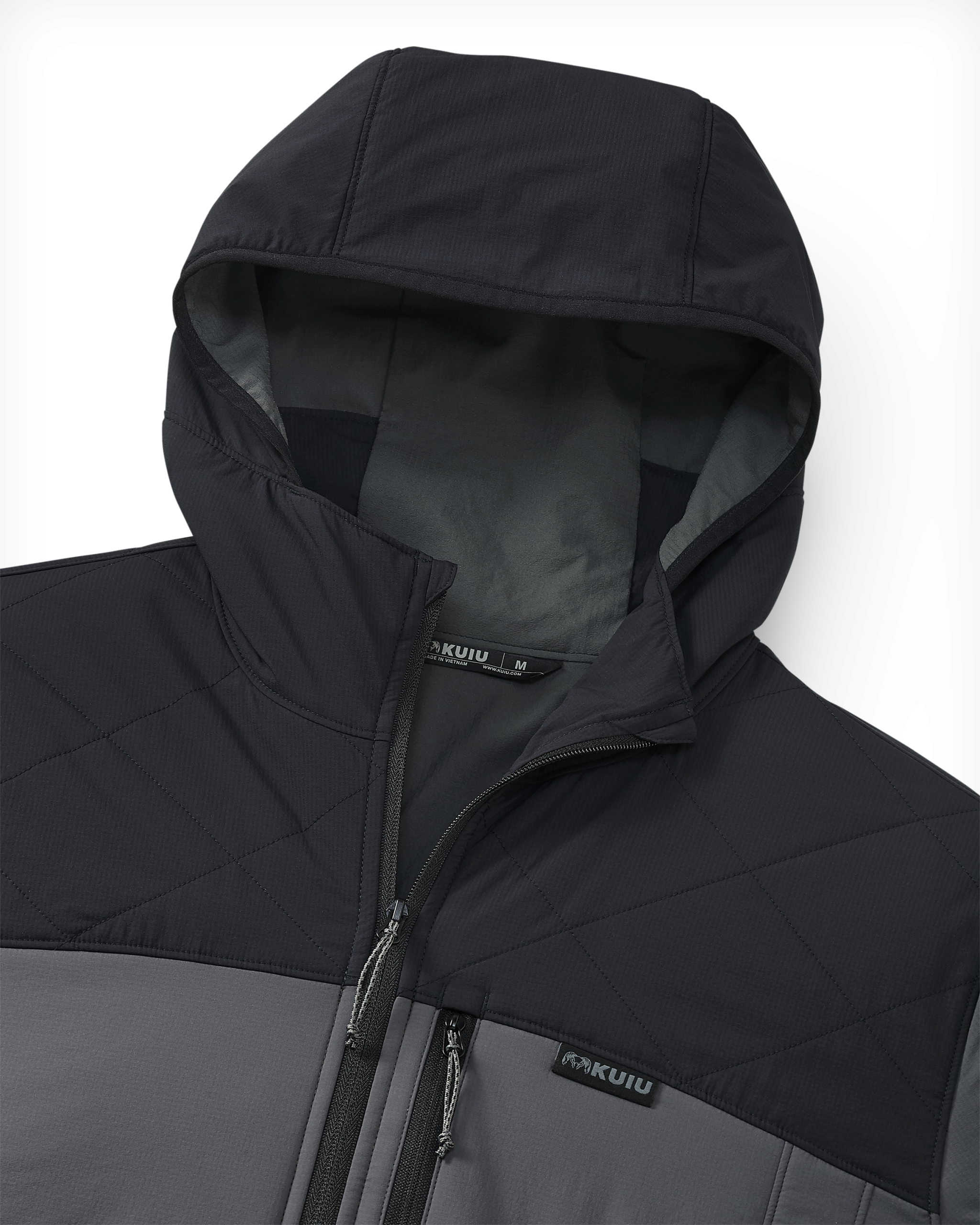 Transit Packable Hooded Jacket | Black/Gunmetal - 图片 3
