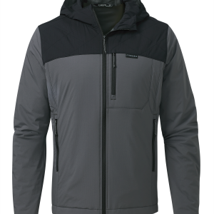 Transit Packable Hooded Jacket | Black/Gunmetal