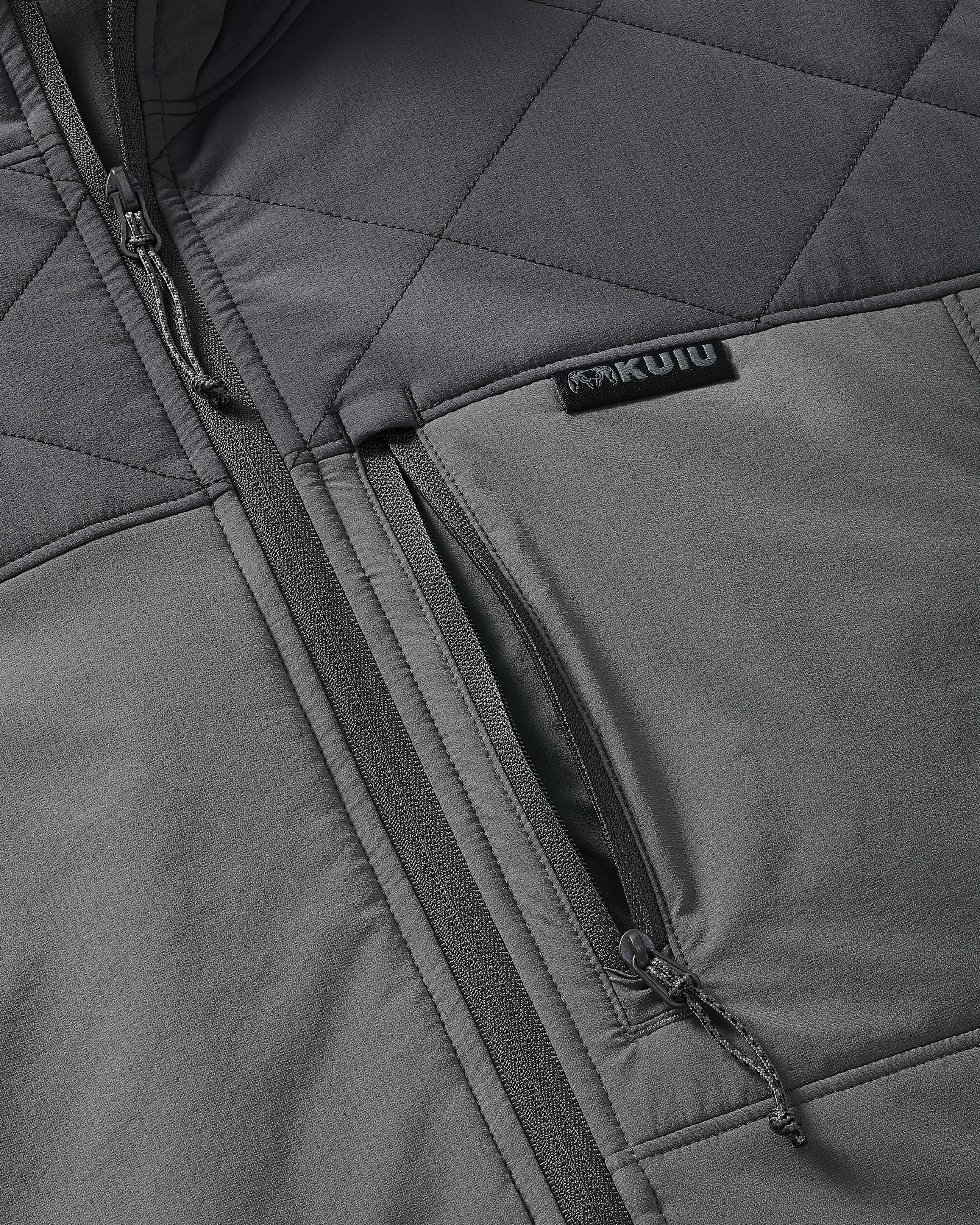 Transit Packable Hooded Jacket | Gunmetal/Stone - 图片 4