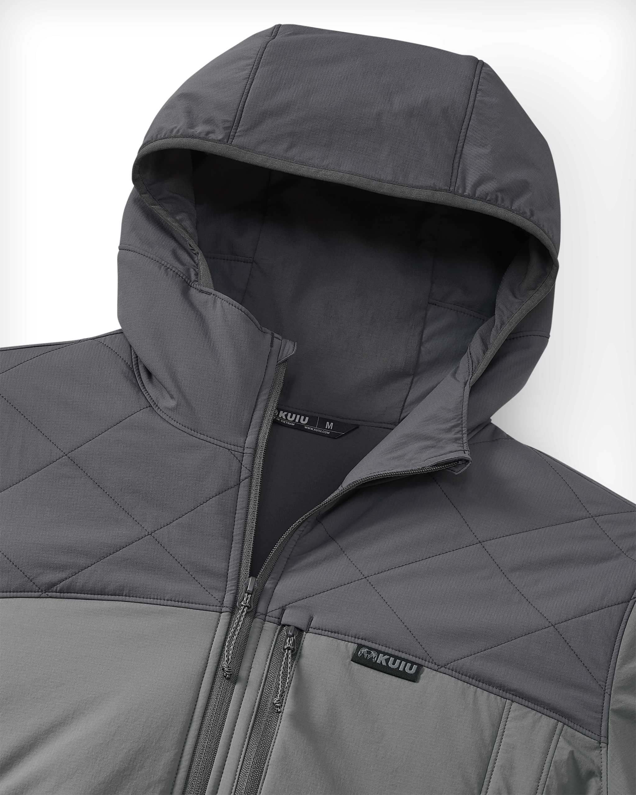 Transit Packable Hooded Jacket | Gunmetal/Stone - 图片 3