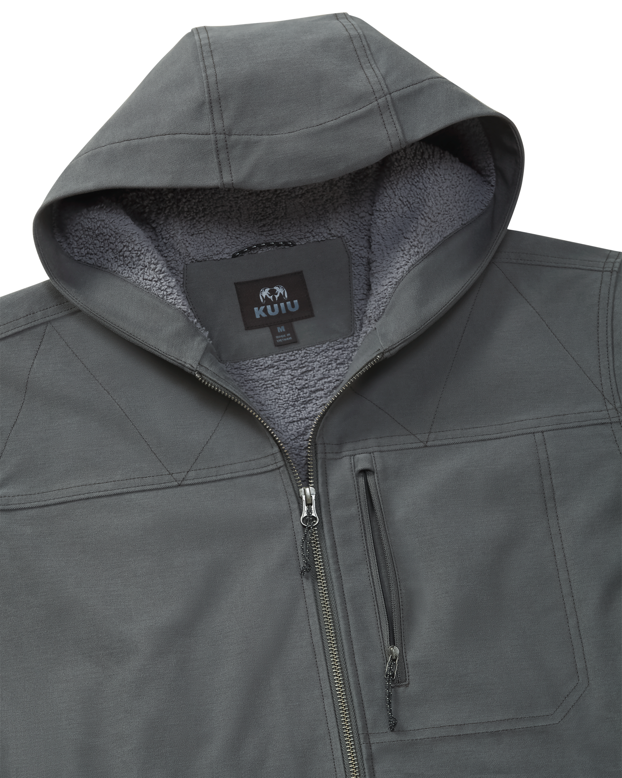 Brawley Hooded Fleece Jacket | Gunmetal - 图片 3