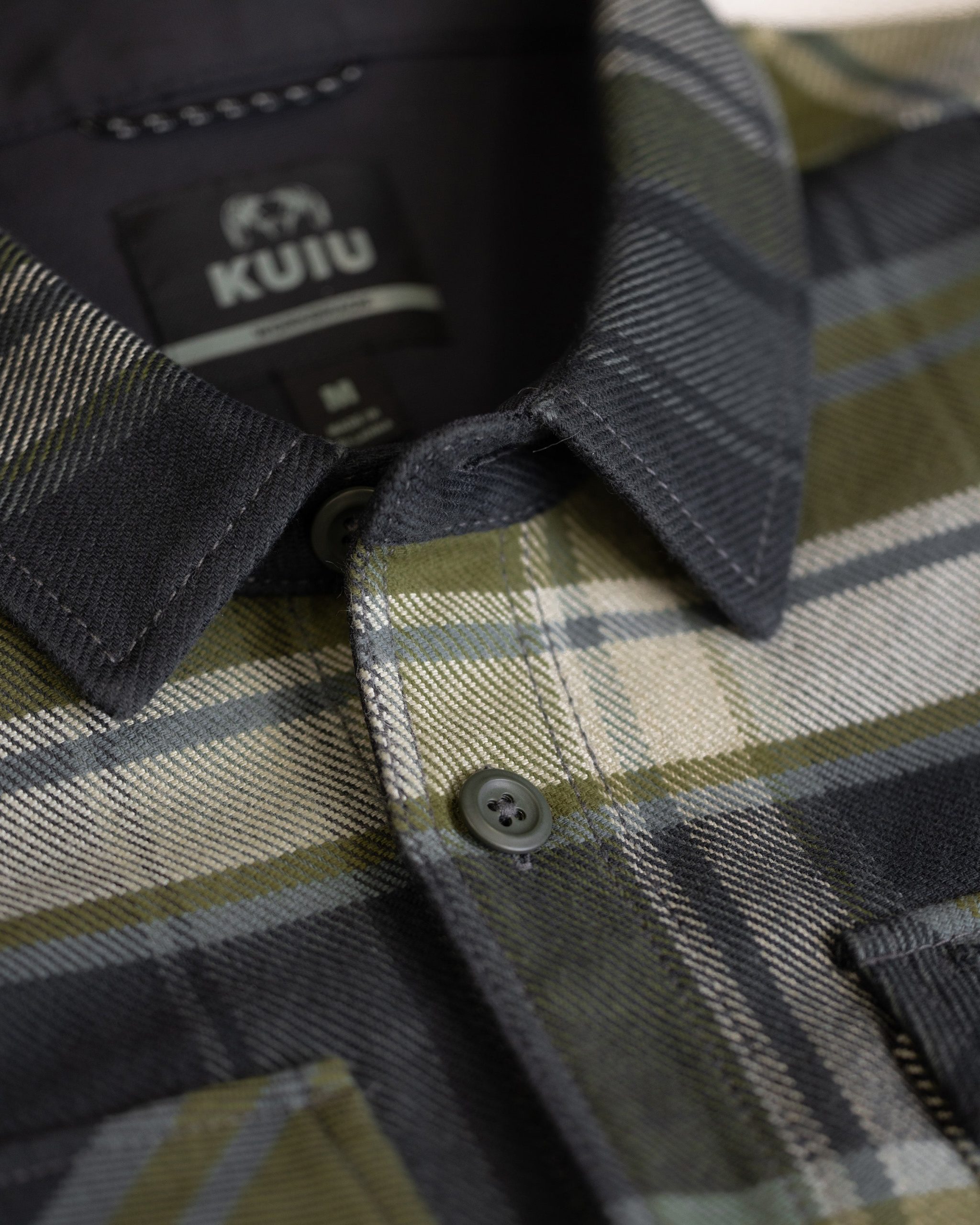 Flannel Heavyweight Shirt | Verde Check Plaid - 图片 3