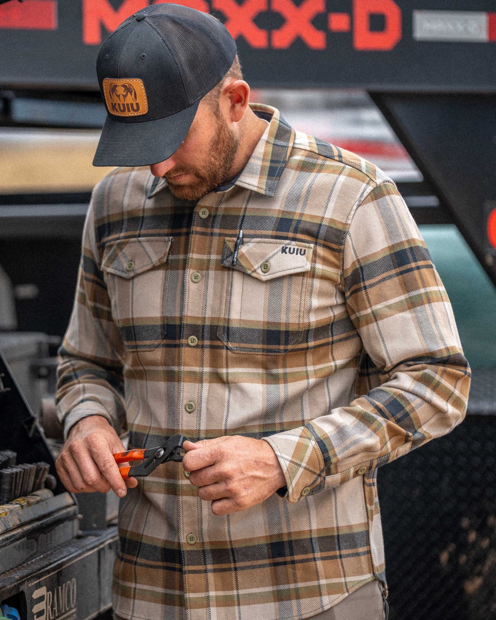 Flannel Heavyweight Shirt | Valo Check Plaid - 图片 3