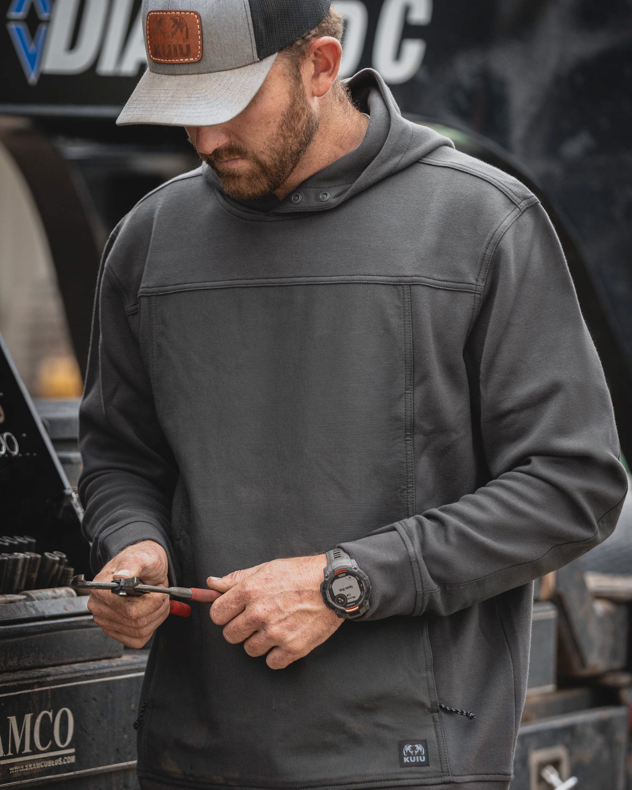 Workgrade Utility Hoodie | Asphalt - 图片 5