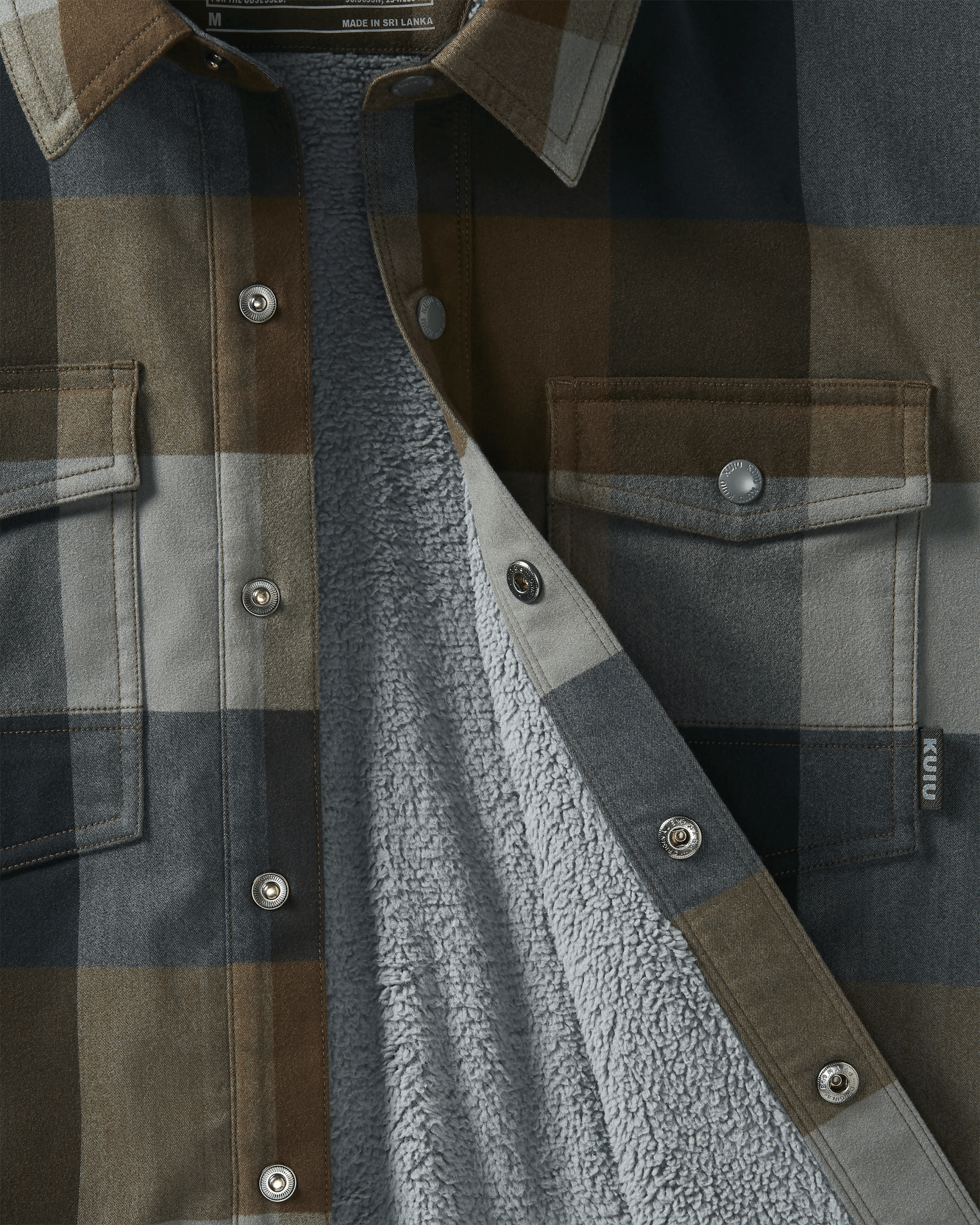 Field Flannel Fleece Shirt Jacket | Vias Plaid - 图片 2