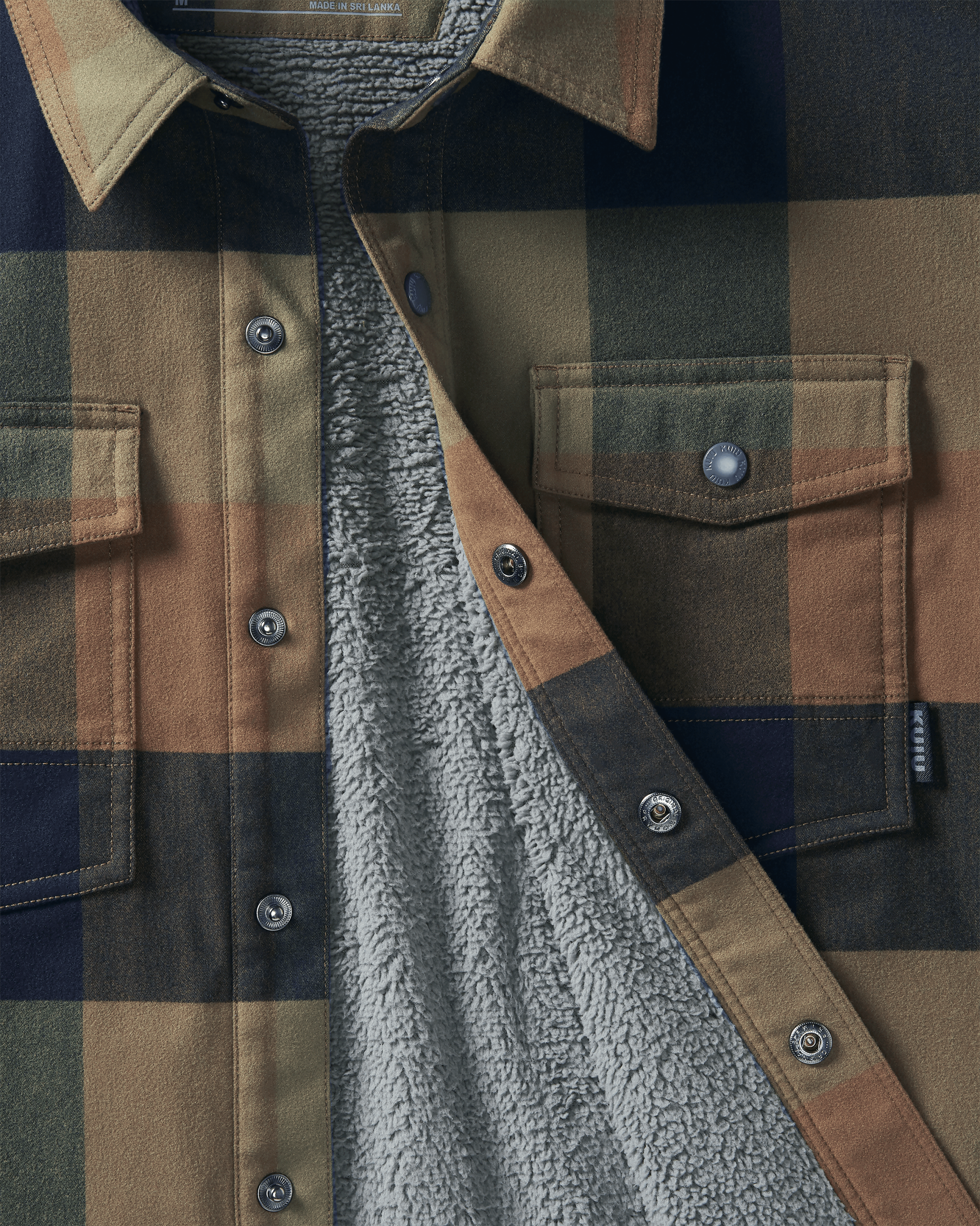 Field Flannel Fleece Shirt Jacket | Valo Plaid - 图片 2