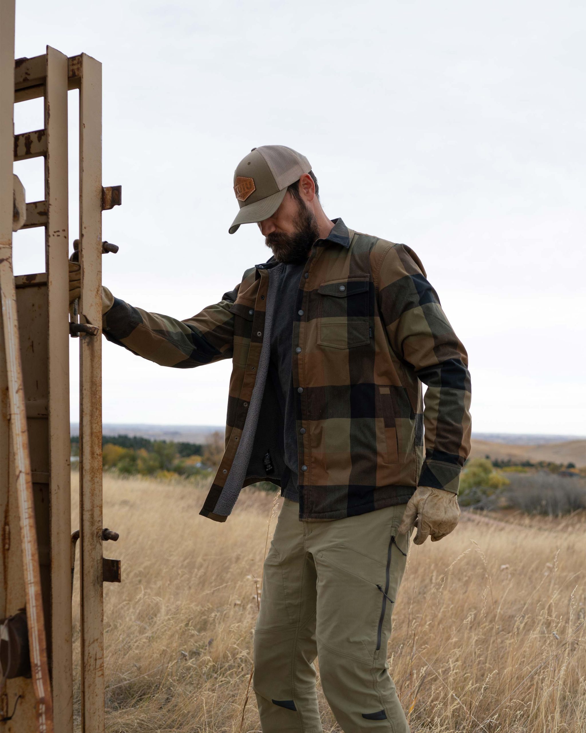 Field Flannel Fleece Shirt Jacket | Valo Plaid - 图片 6
