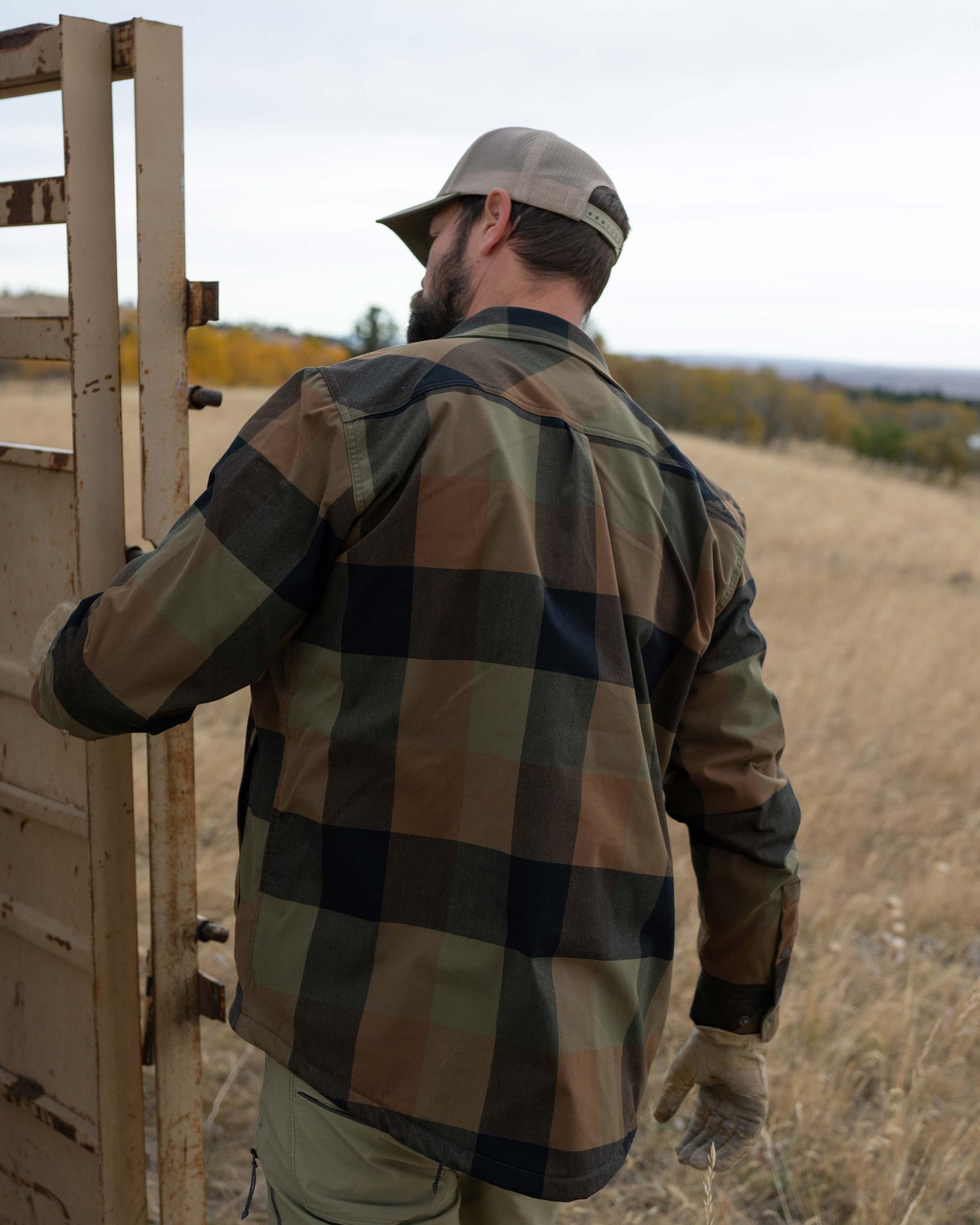 Field Flannel Fleece Shirt Jacket | Valo Plaid - 图片 9