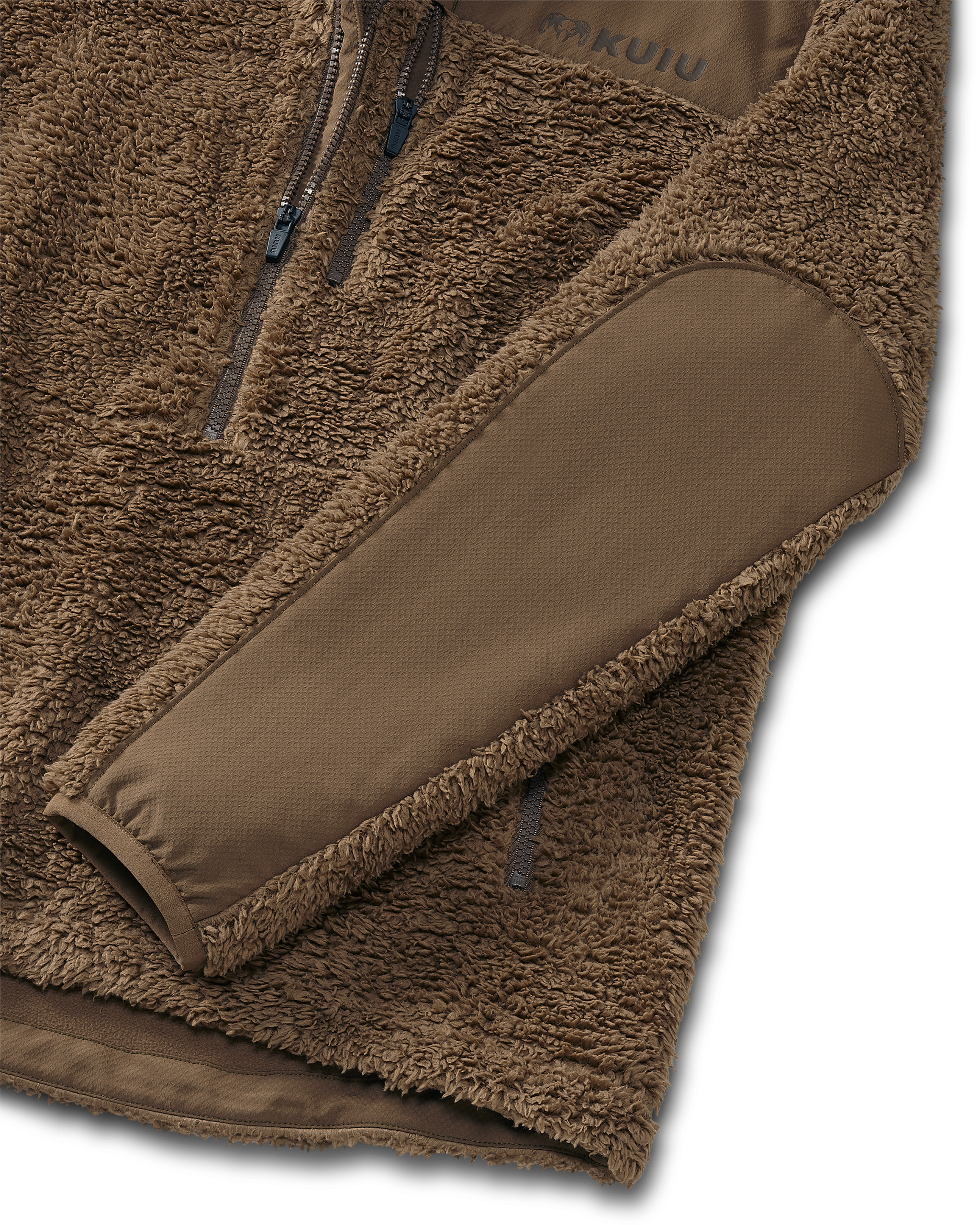 Sherpa Fleece Zip Pullover | Grizzly - 图片 3